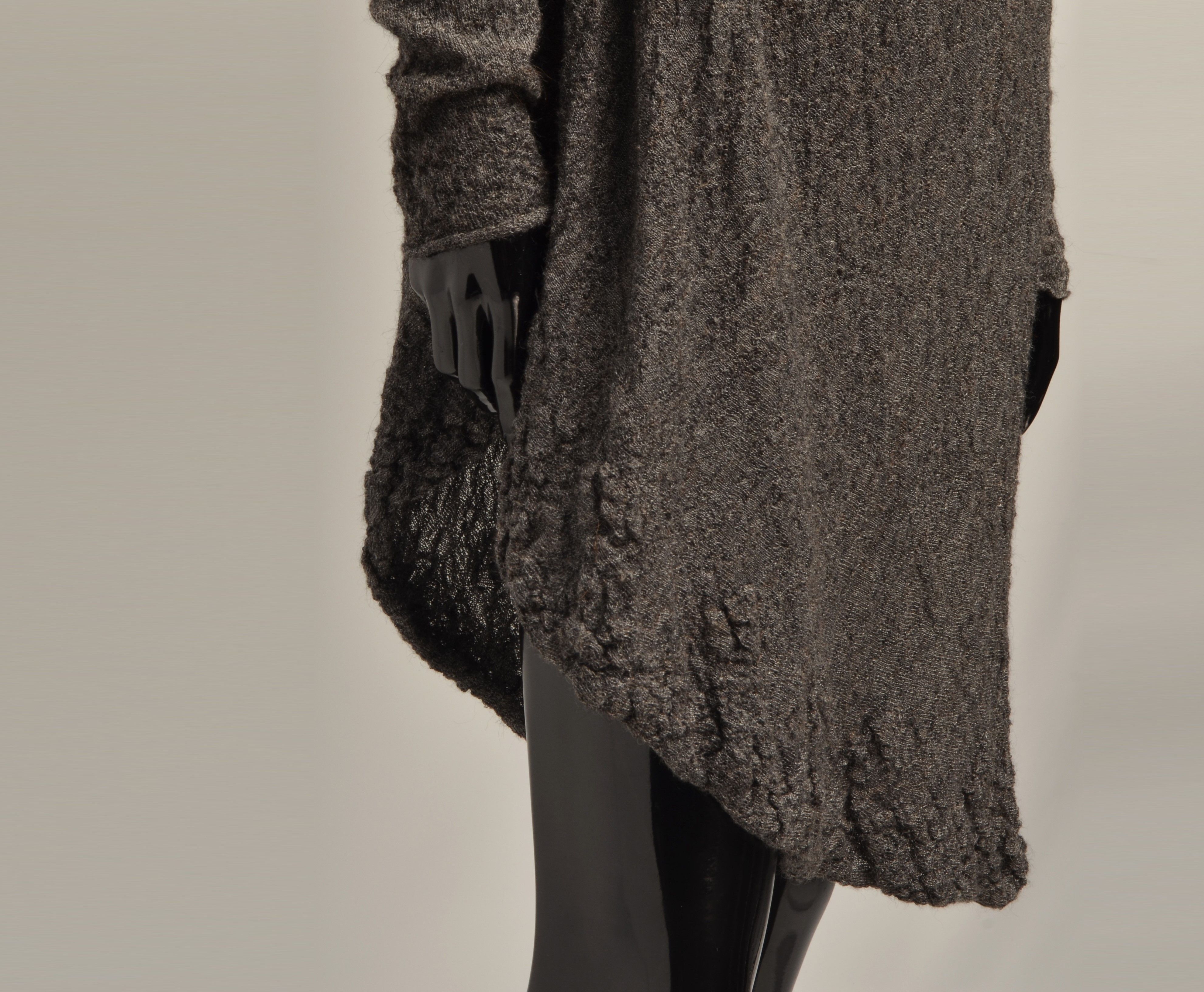 Japanese Brand × Sarah Pacini Sarah Pacini Avant Garde Mohair Tunic Dress Jumper Size S / US 4 / IT 40 - 4 Thumbnail