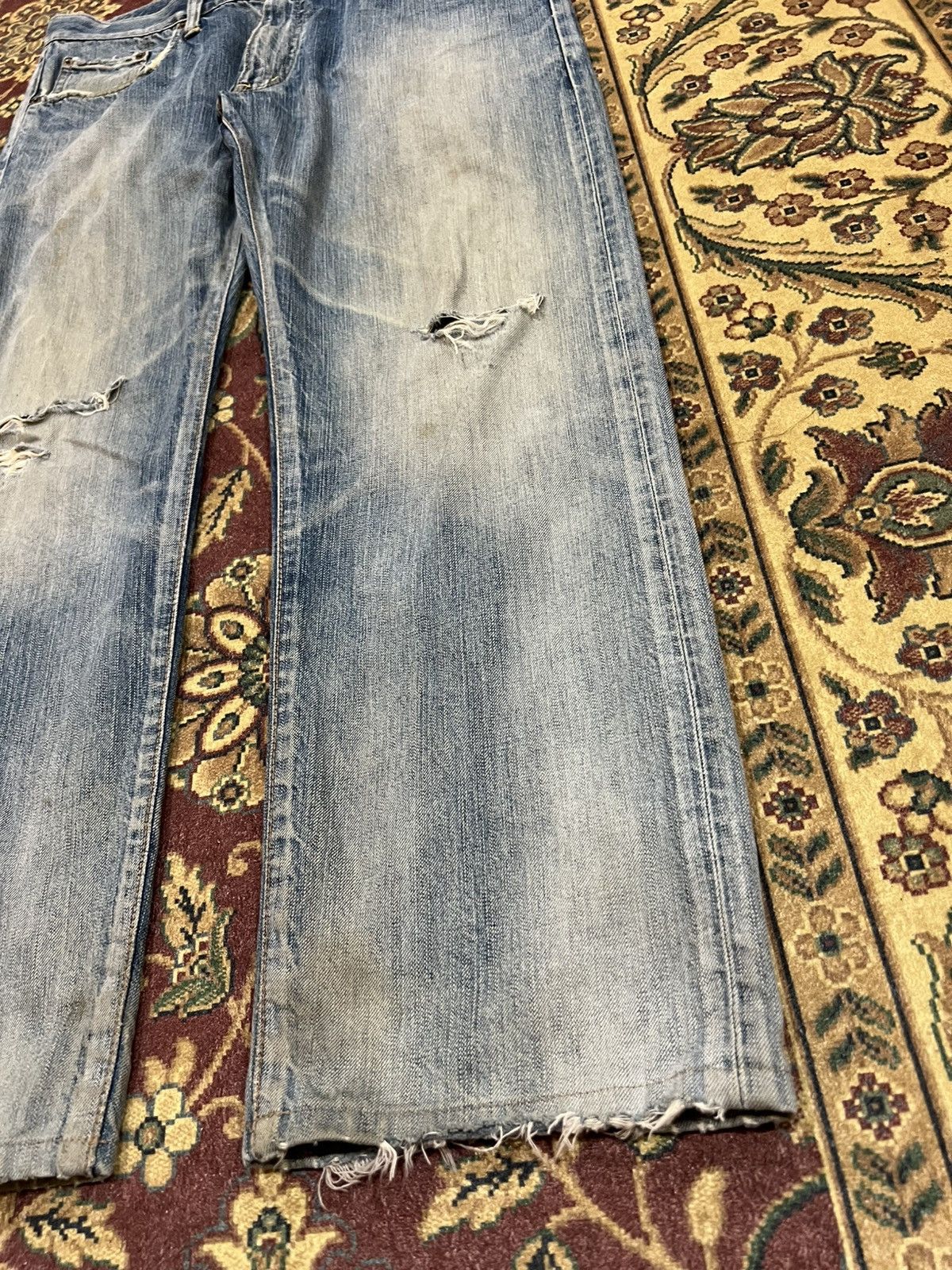 Edwin Vintage Edwin 503 Mud Wash Distress Jean Size US 37 - 13 Thumbnail