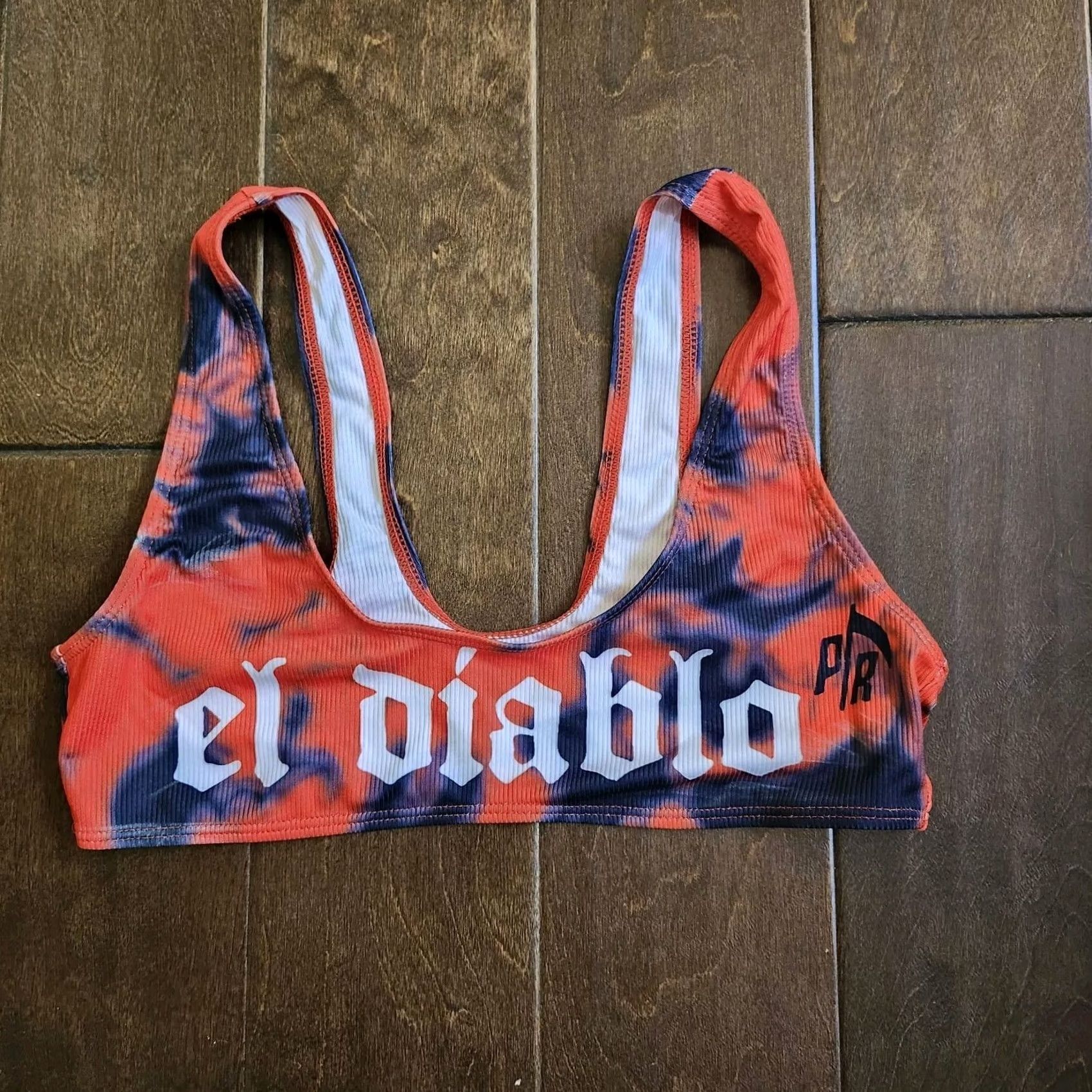 Vintage El Diablo Bikini Top Women Black M Size M / US 6-8 / IT 42-44 - 2 Thumbnail