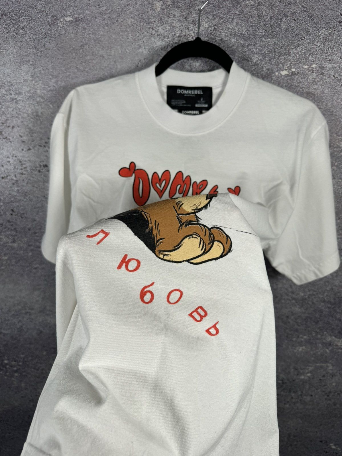 DOMREBEL Dom Rebel Montreal Graphic Print LOVE ❤️ White T Shirt Small Size US S / EU 44-46 / 1 - 6 Thumbnail