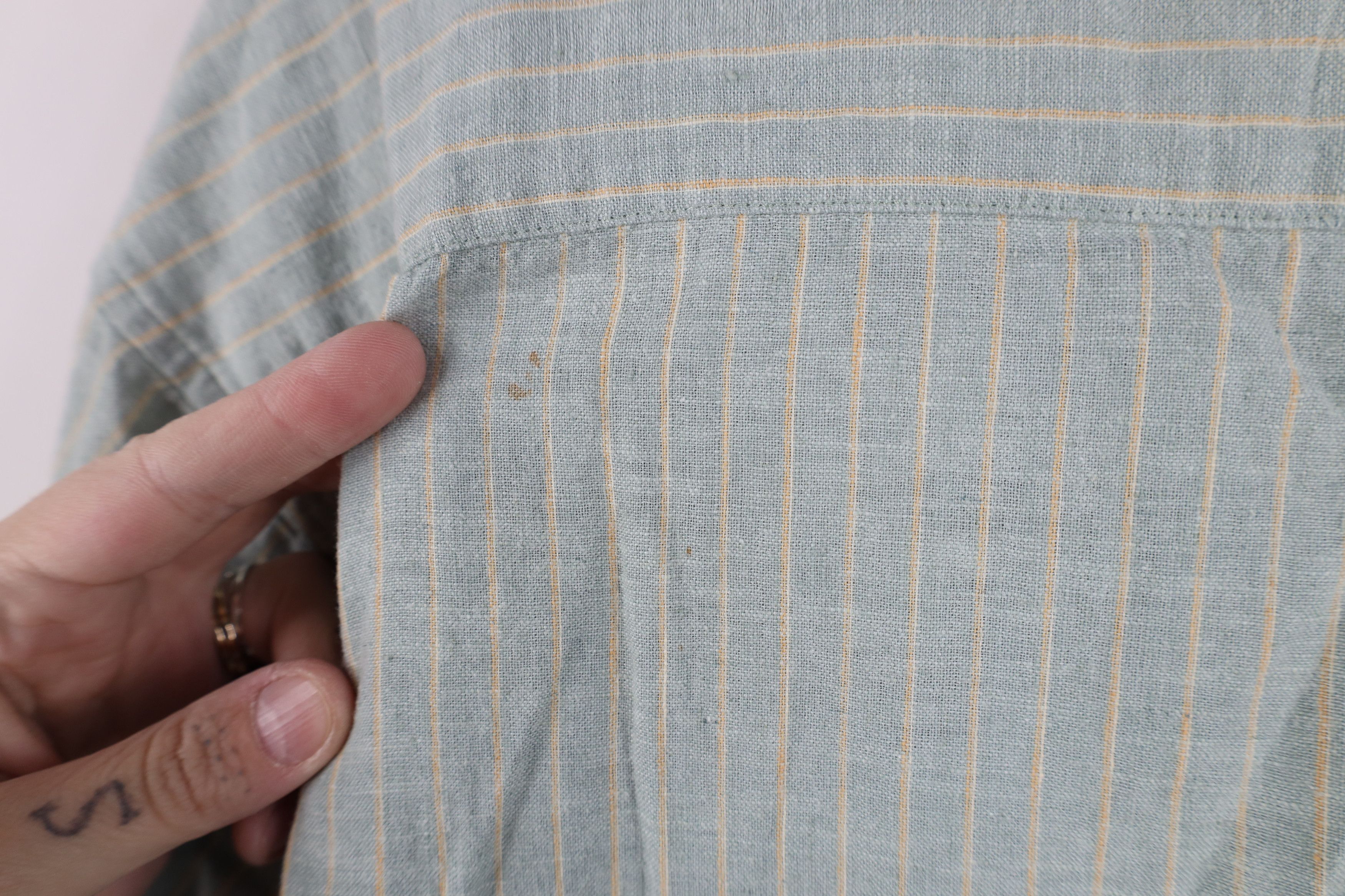 Vintage Vintage 90s Streetwear Striped Short Sleeve Button Shirt Size US XL / EU 56 / 4 - 10 Thumbnail