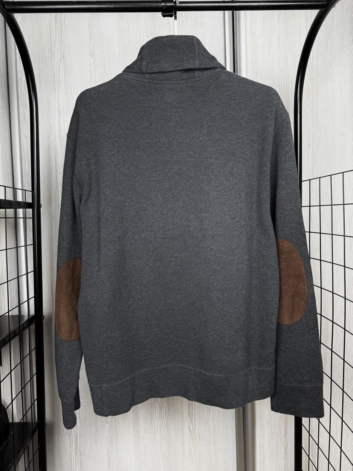 Polo Ralph Lauren Polo Ralph Lauren Luxury Cotton Shawl-Neck Pullover Sweater Size US L / EU 52-54 / 3 - 3 Thumbnail