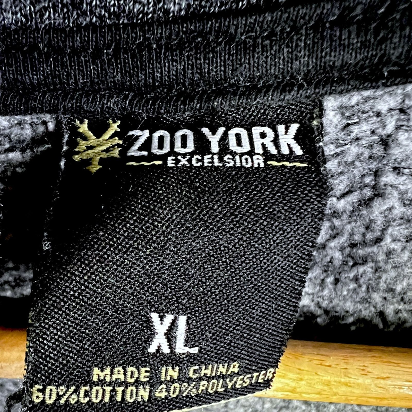 Zoo York Zoo York Men's XL Dark Gray Cotton Blend Logo Hoodie Skater Size US XL / EU 56 / 4 - 4 Thumbnail