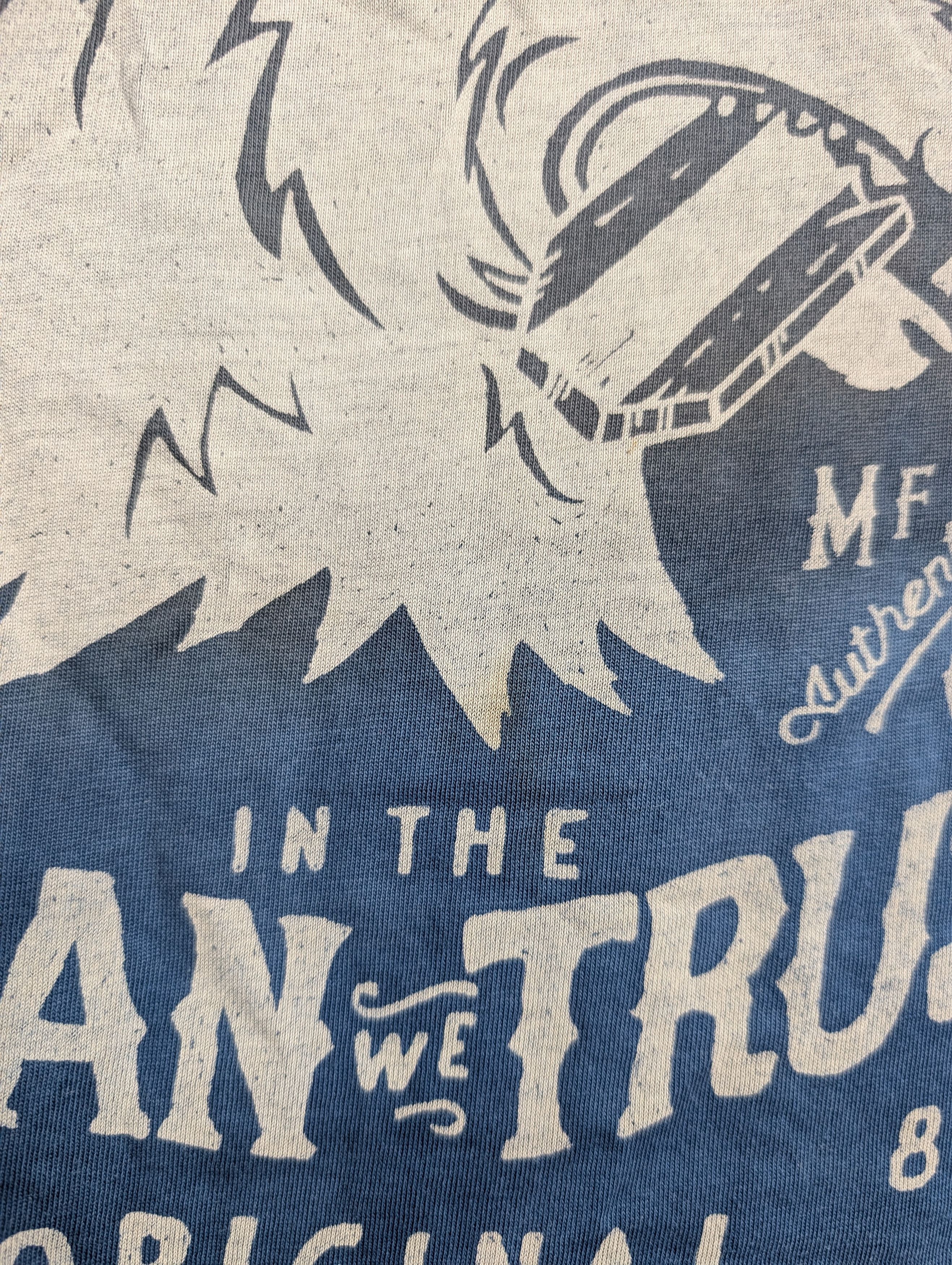 Other Saltrock Graphic T-shirt Grey Blue Two Tone Wolf Surf Skate Size US L / EU 52-54 / 3 - 5 Thumbnail