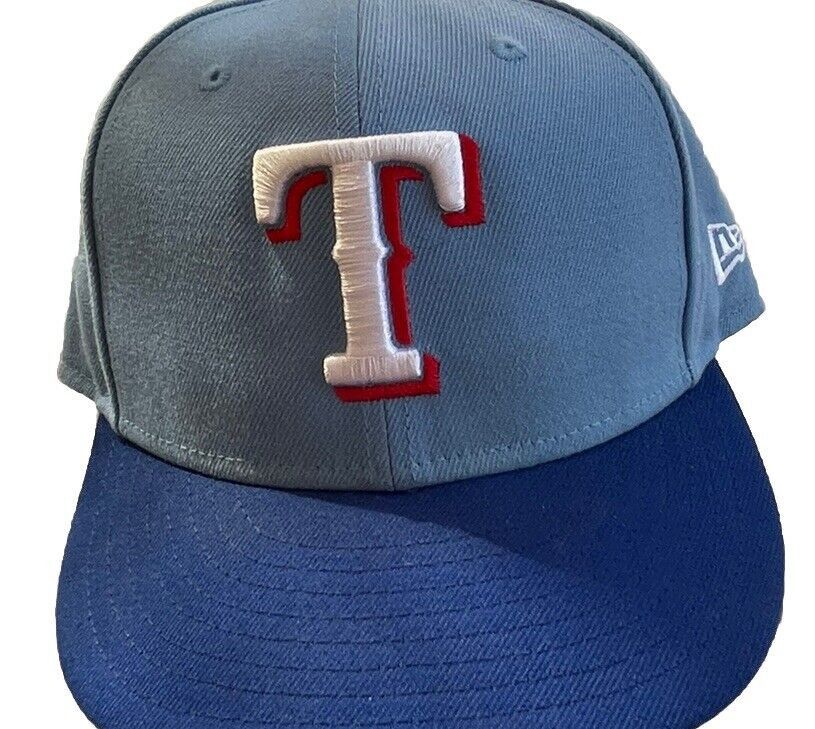 MLB × New Era New Era 59fiffty Texas Rangers White/Blue Men’s Hat Sz 7 Size ONE SIZE - 8 Thumbnail