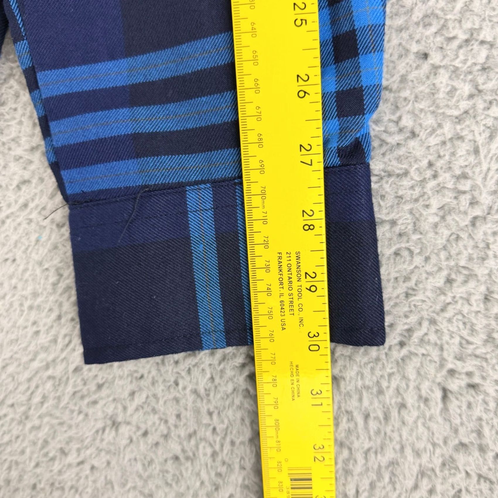 Vintage Dixxon Flannel Company Shirt Mens XLT Blue Plaid D-Tech Button Down Size US XL / EU 56 / 4 - 7 Thumbnail