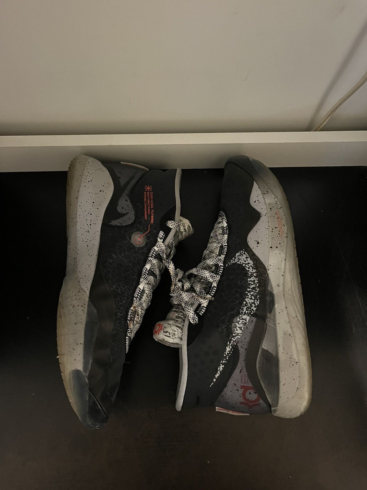 Nike Nike Zoom KD Kevin Durant 12 Black Cement Men’s AR4229-002 Size US 10.5 / EU 43-44 - 2 Thumbnail