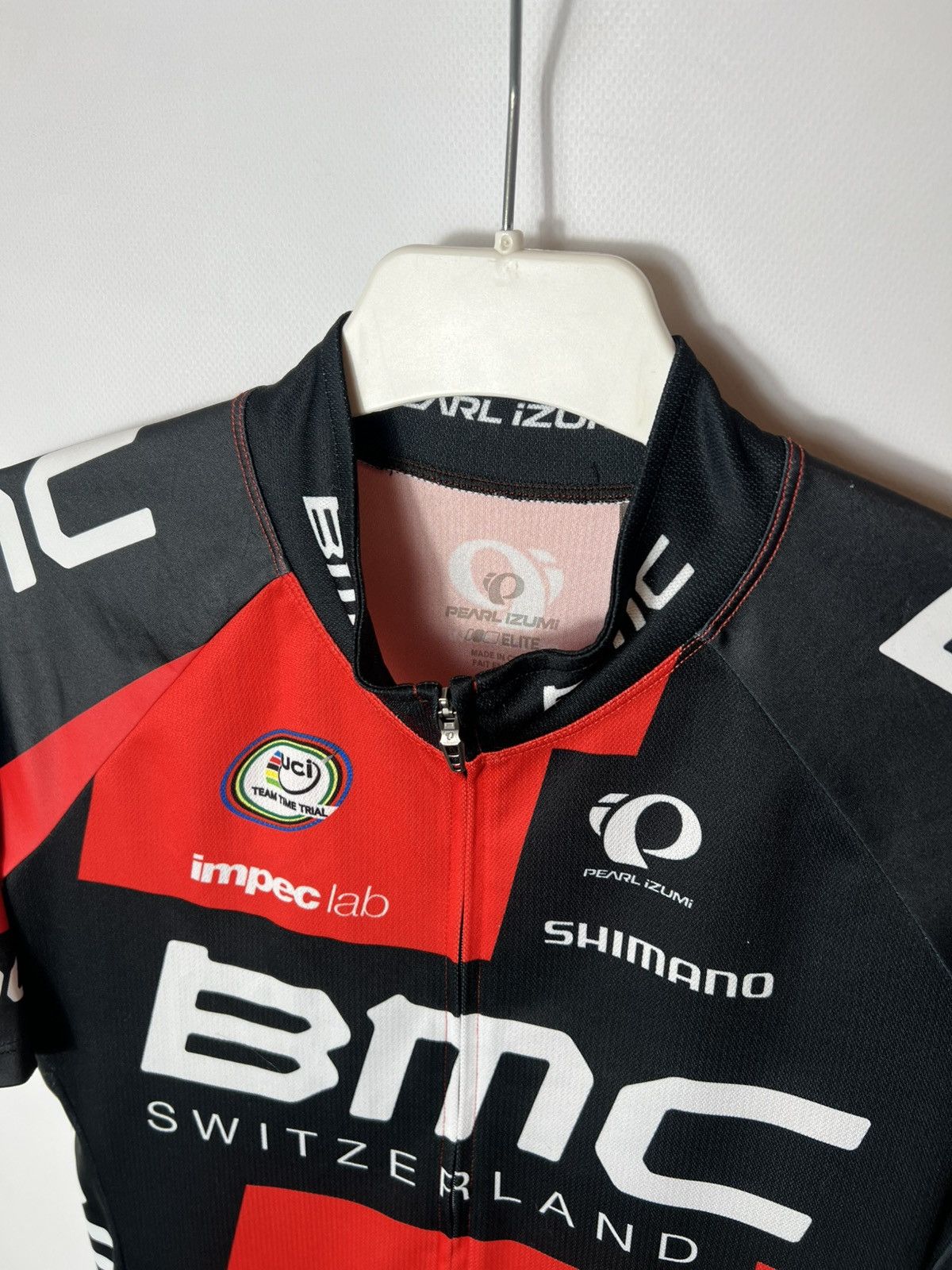 PEARL iZUMi BMC Pro Cycling Pearl Izumi Mens Racing Jersey Team Apparel Size US M / EU 48-50 / 2 - 5 Thumbnail