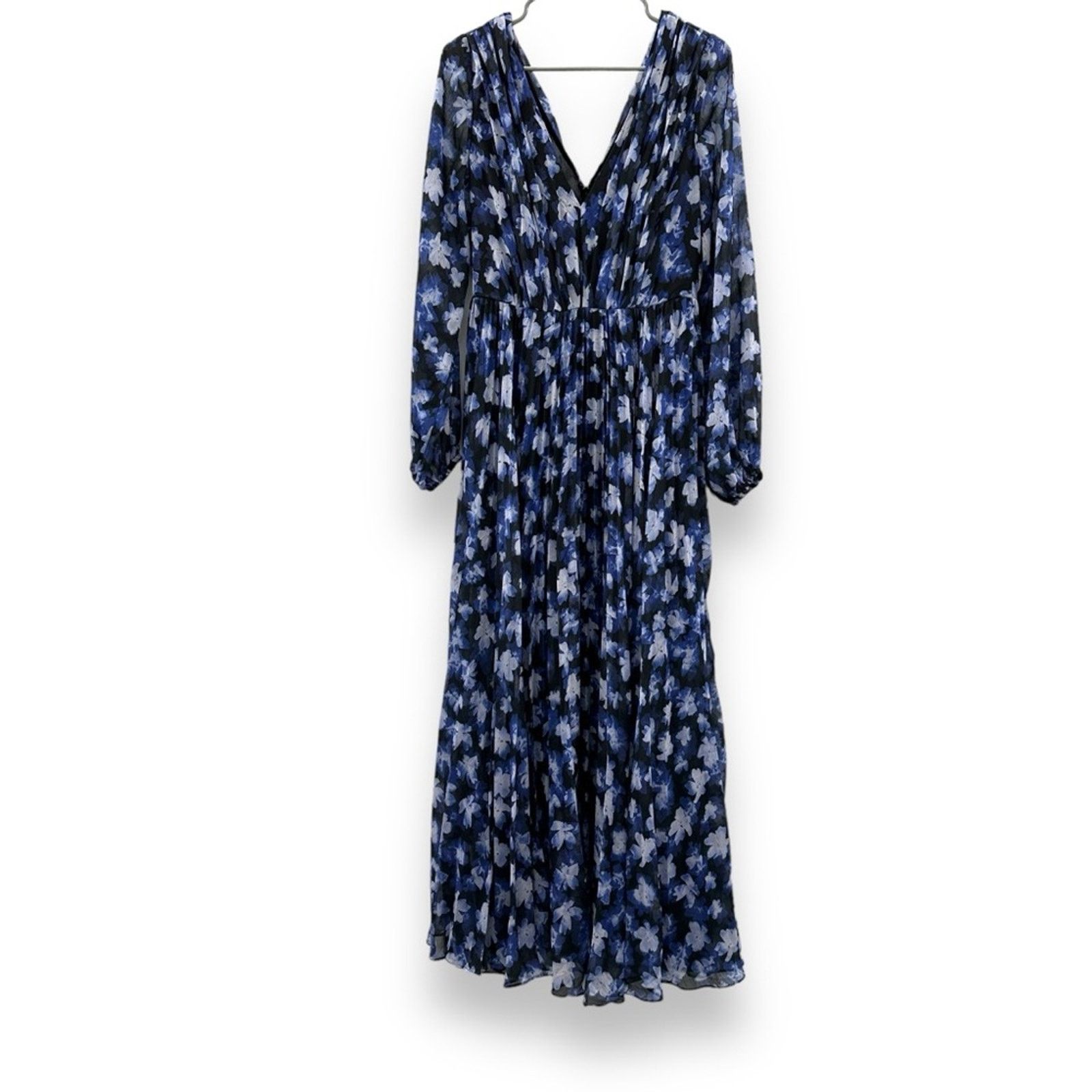 Monique Lhuillier RTR ML Monique Lhuillier Melanie Black White & Blue Dress Size XS / US 0-2 / IT 36-38 - 2 Thumbnail
