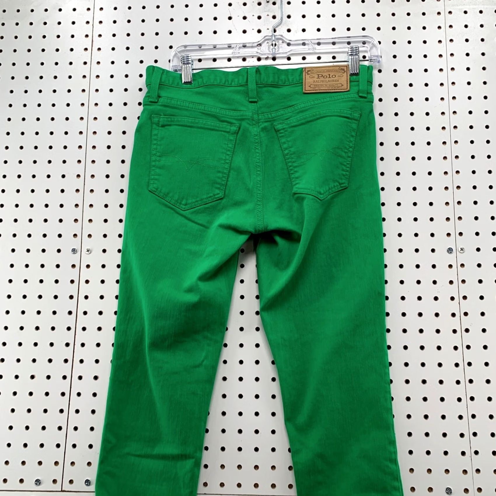 Polo Ralph Lauren Polo Ralph Lauren Denim Jeans Womens 29 Green Tompkins Skinny Crop 29x27 Size 29" - 6 Thumbnail
