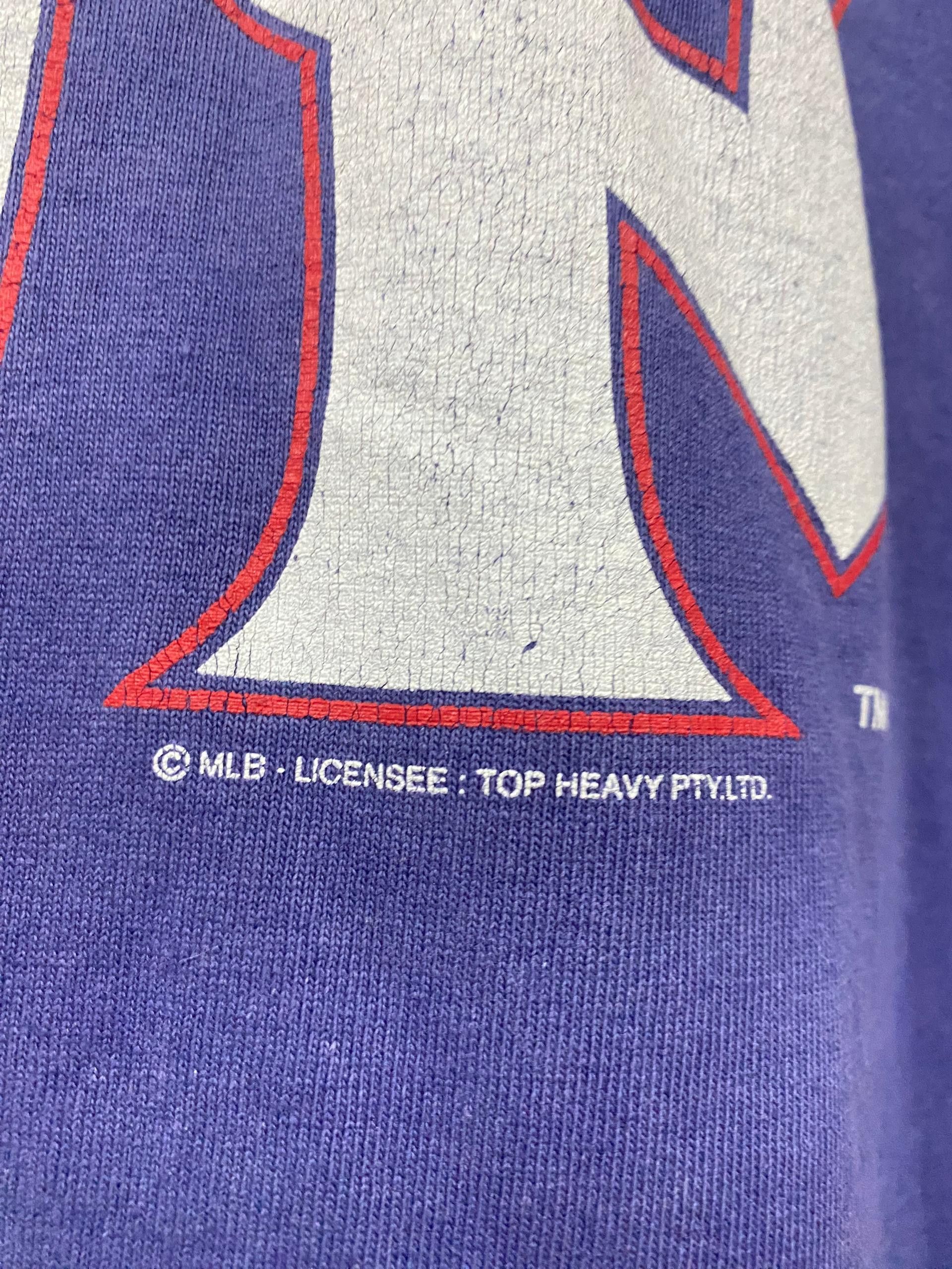 MLB Vintage 90s MLB New York Yankees sweatshirt hoodie Size US L / EU 52-54 / 3 - 3 Thumbnail