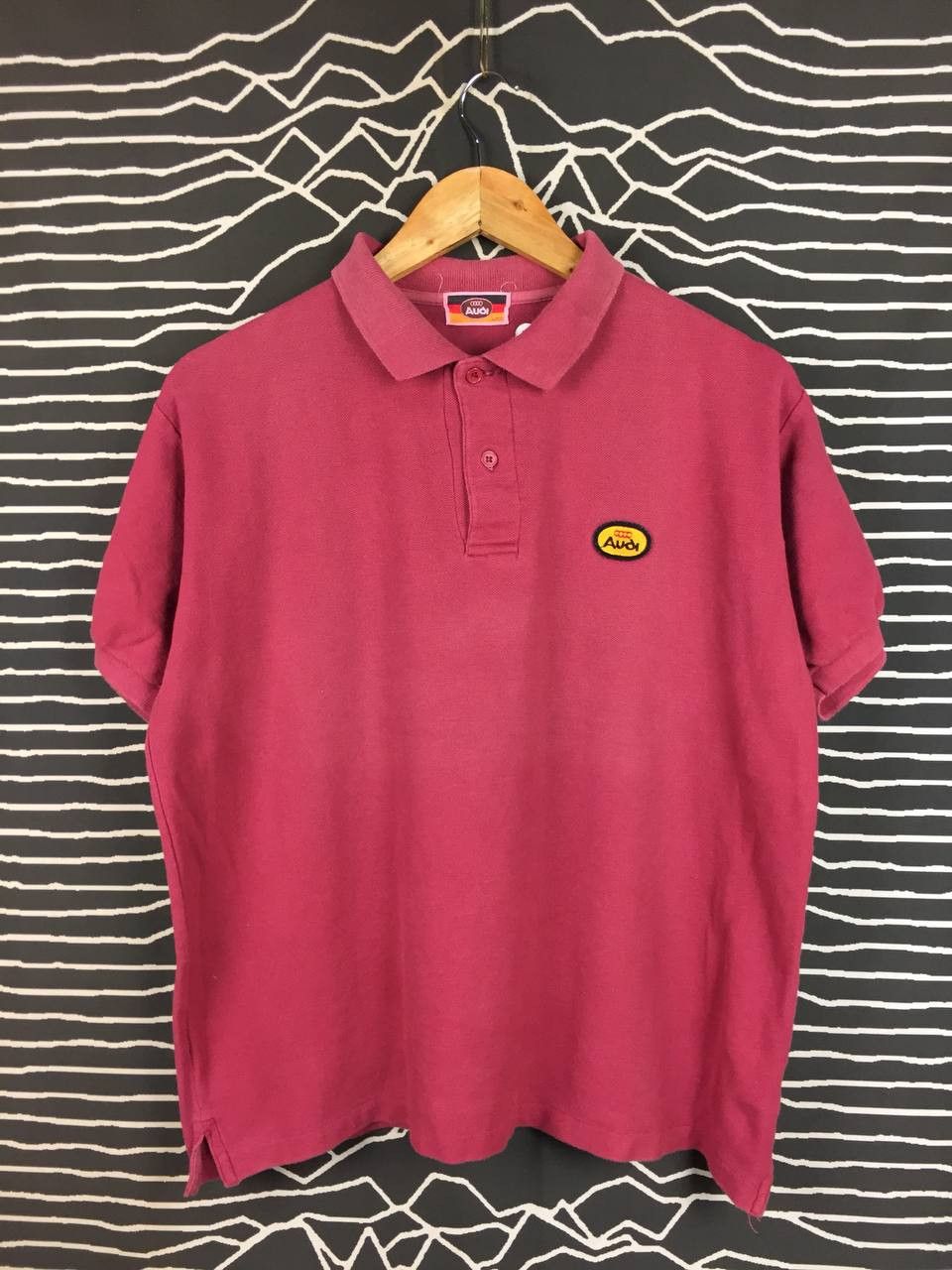 Vintage Vtg Audi Classic German Motorsport Boxy Fit Polo Shirt Size US L / EU 52-54 / 3 - 1 Thumbnail