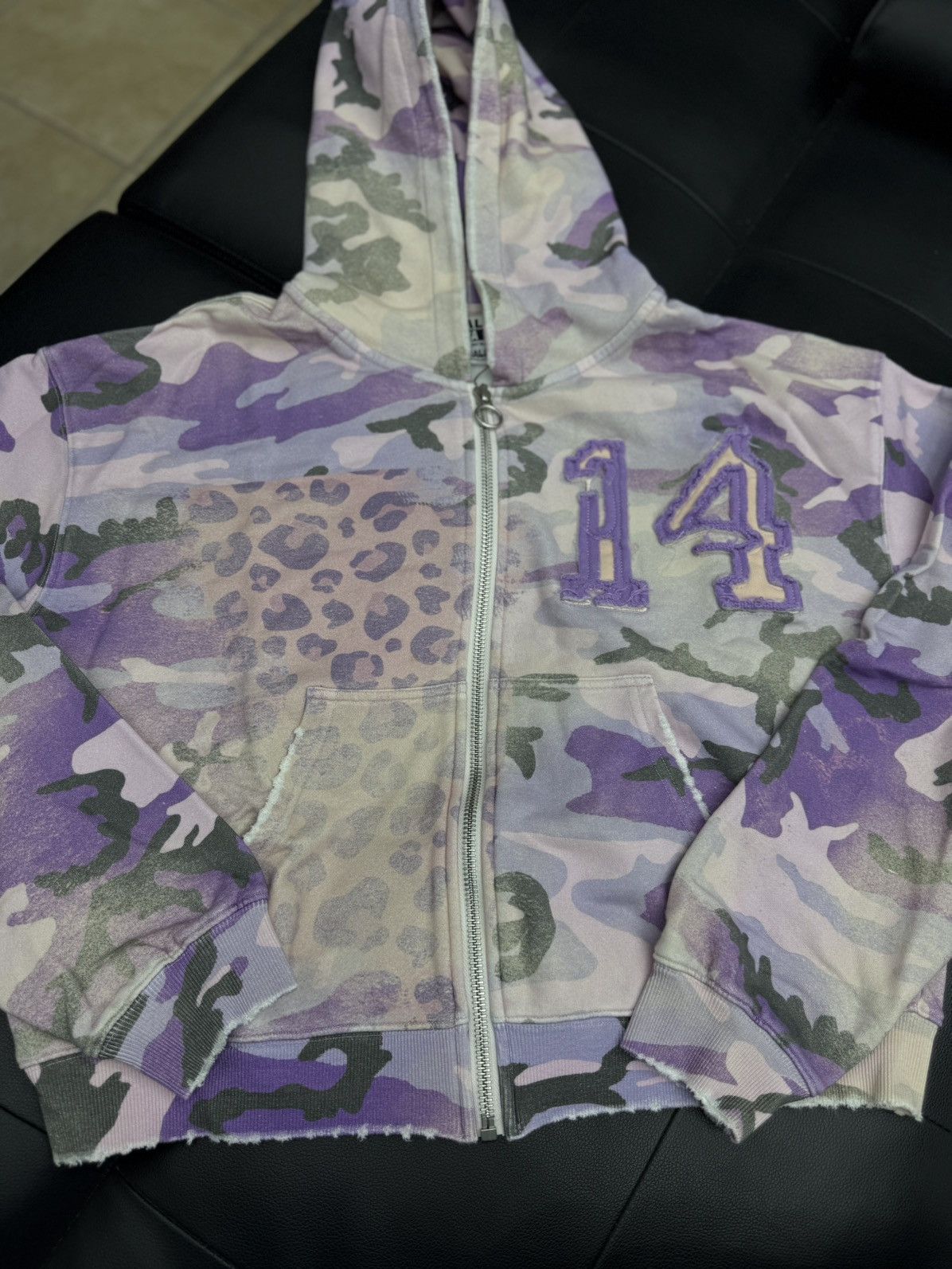 Vale Valley Hoodie Purple Camo Zip Up Size Small (NEW) Size US S / EU 44-46 / 1 - 2 Thumbnail