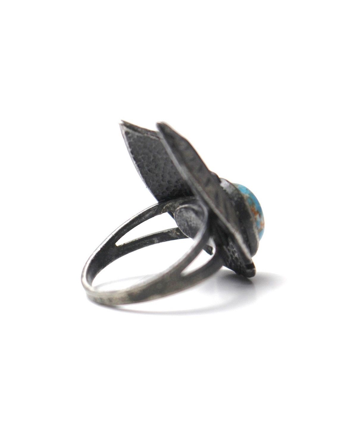 Vintage 2000S JAPANESE MADE THUNDERBIRD TURQUOISE RING Size ONE SIZE - 4 Thumbnail