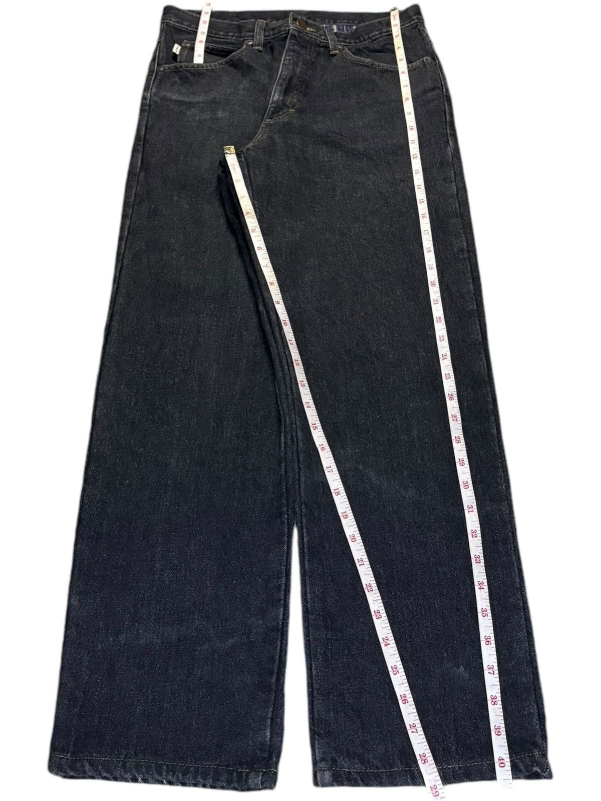 Japanese Brand × L.L. Bean Vintage LL Bean Raw Denim Flannel Inside Classic Fit Jeans Size US 30 / EU 46 - 12 Thumbnail