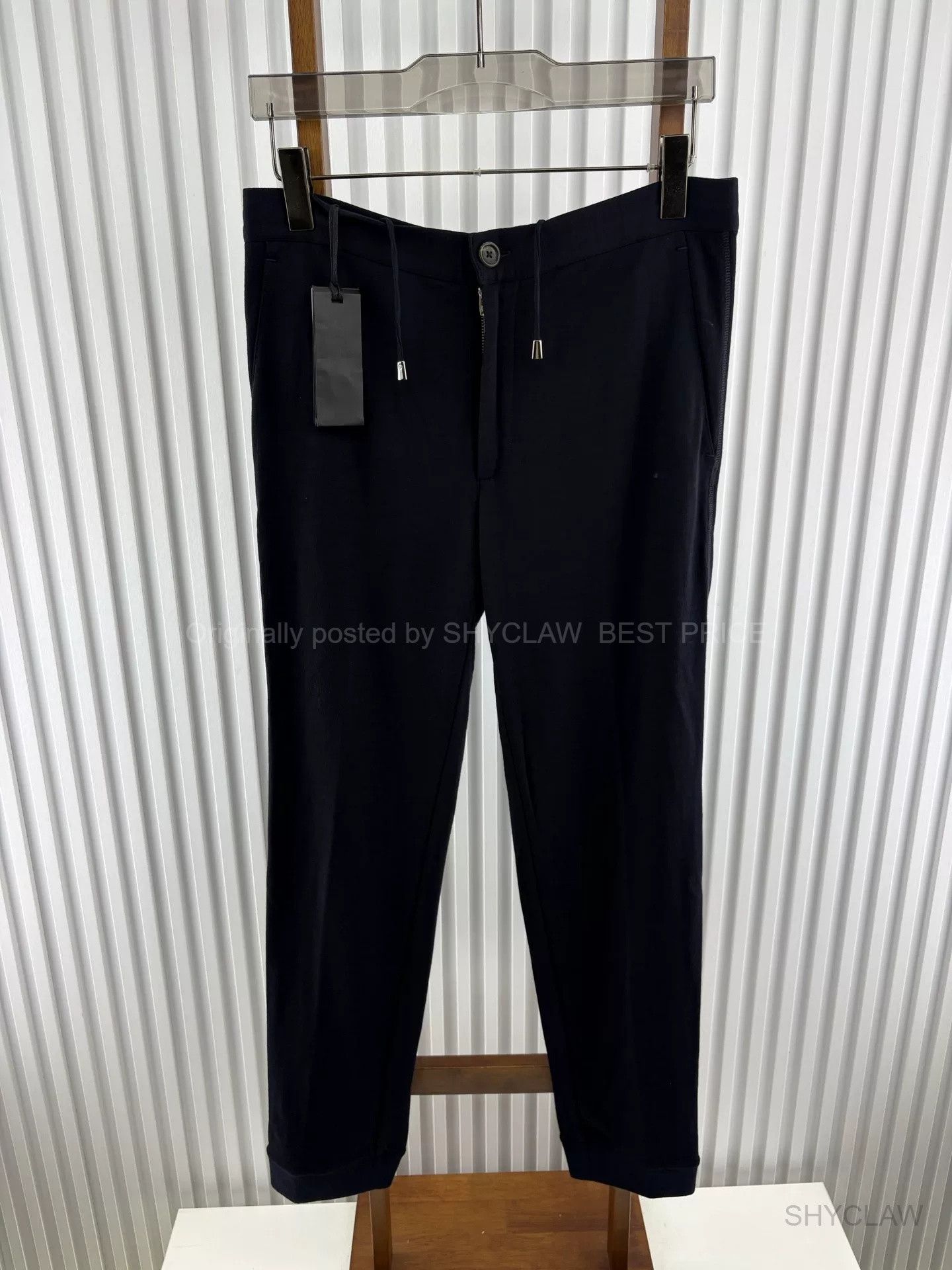 Z Zegna Z Zegna Maserati Collab 100% Wool Drawstring BFAJDEF441 Size US 30 / EU 46 - 1 Thumbnail