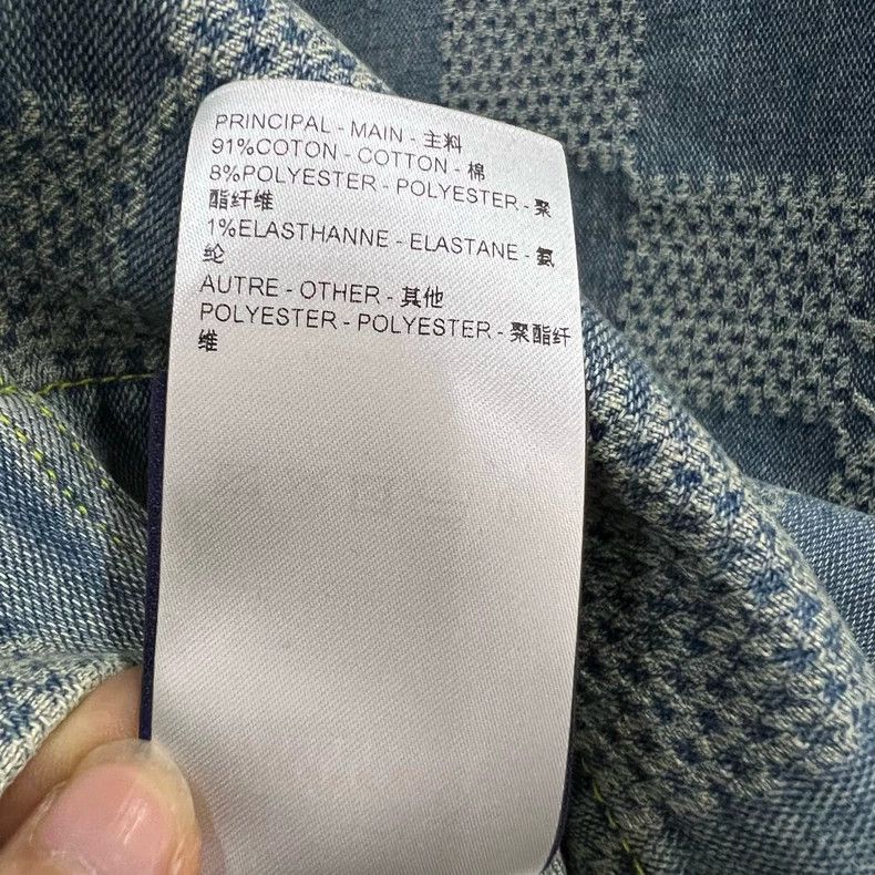 Louis Vuitton Louis Vuitton Chequered denim jacket 2501-Nextarrow Size US M / EU 48-50 / 2 - 5 Thumbnail