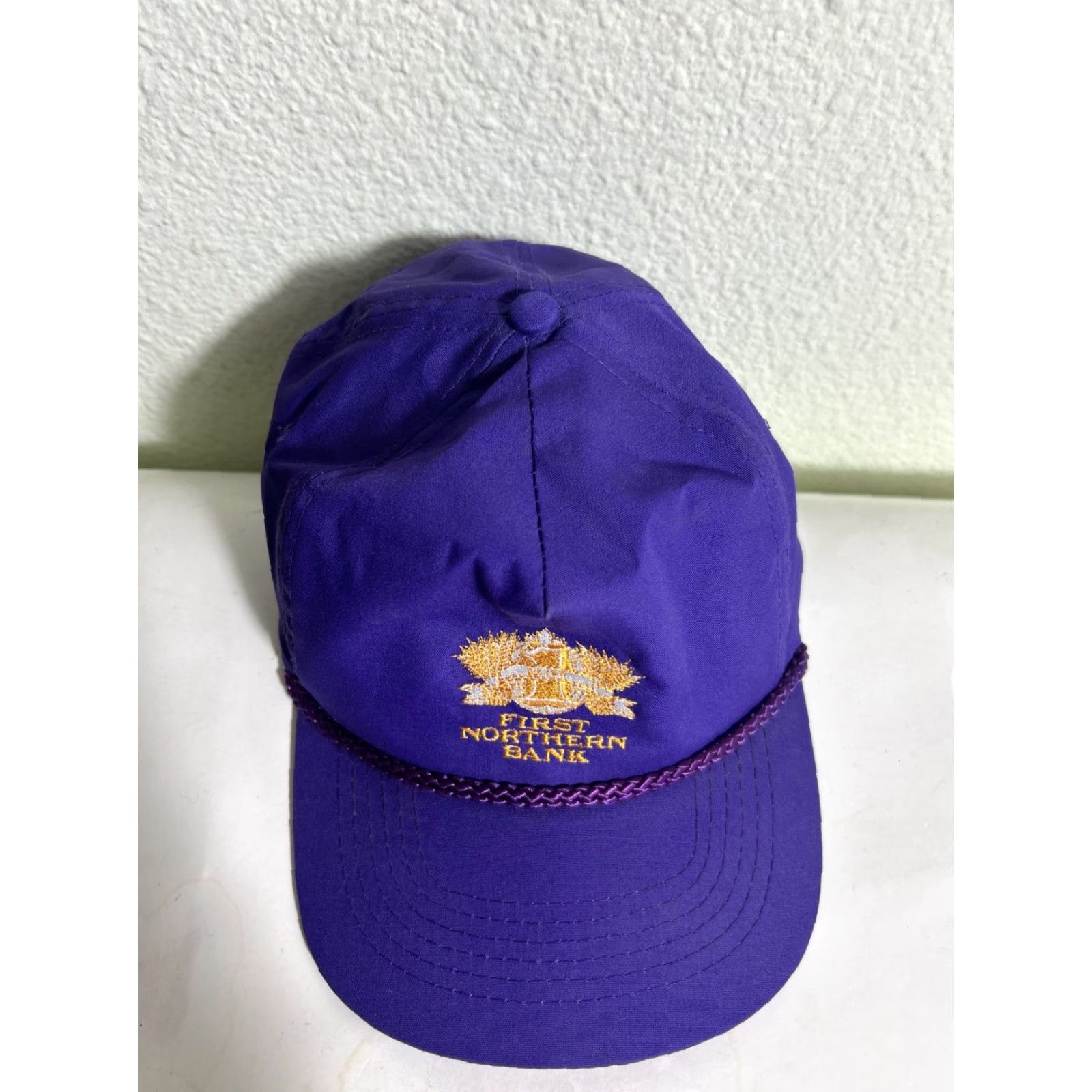 Vintage VINTAGE SnapBack Hat Purple Adjustable KC Collections Men One Size Adults Purple Snapback Adjustable Hat Size ONE SIZE - 5 Thumbnail