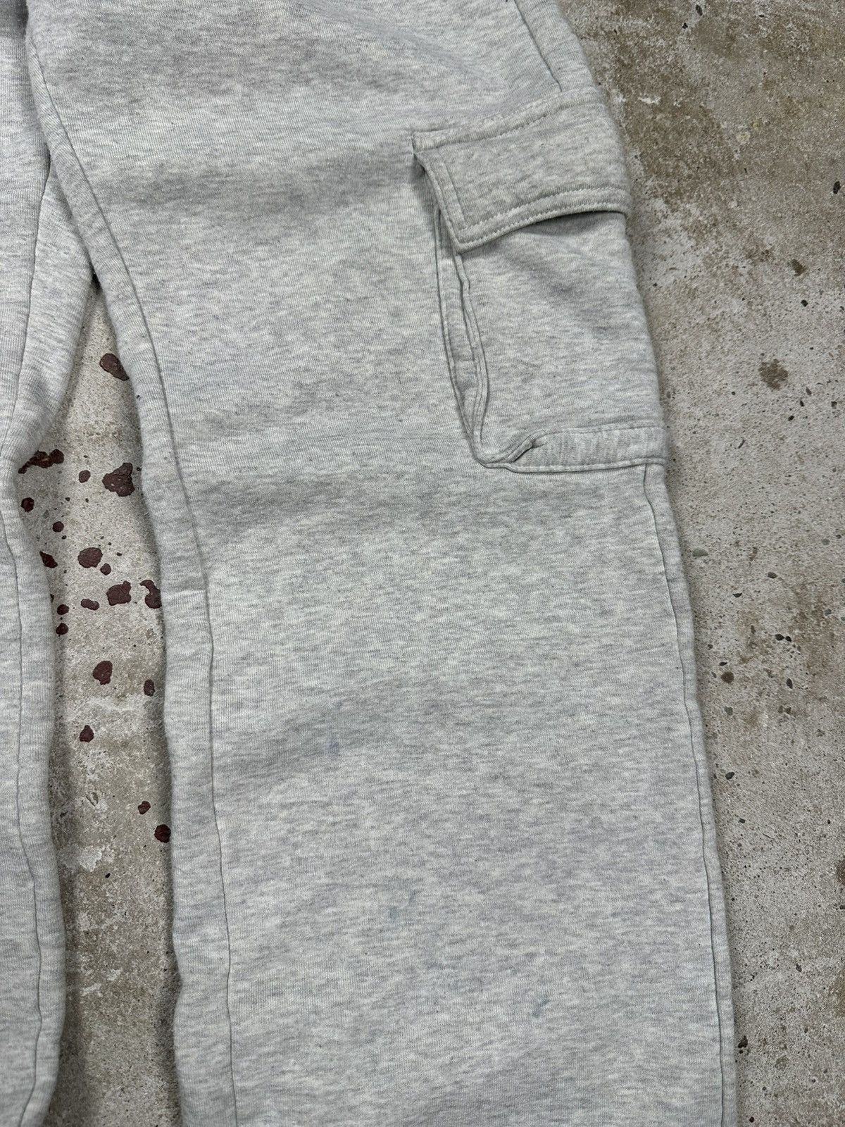 Japanese Brand × Vintage Vintage Y2K BAGGY Gray Cargo Sweatpants Size US 32 / EU 48 - 5 Thumbnail