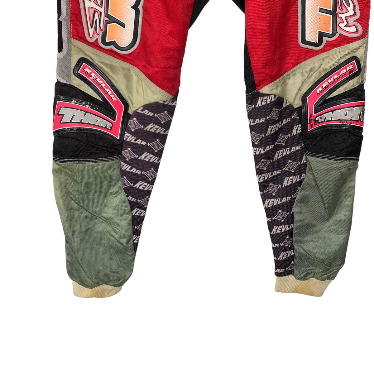 Japanese Brand 🔥RARE MOTORCYCLE CROSS PANTS THOR REACTOR RACING BI LOGO Size US 32 / EU 48 - 2 Thumbnail