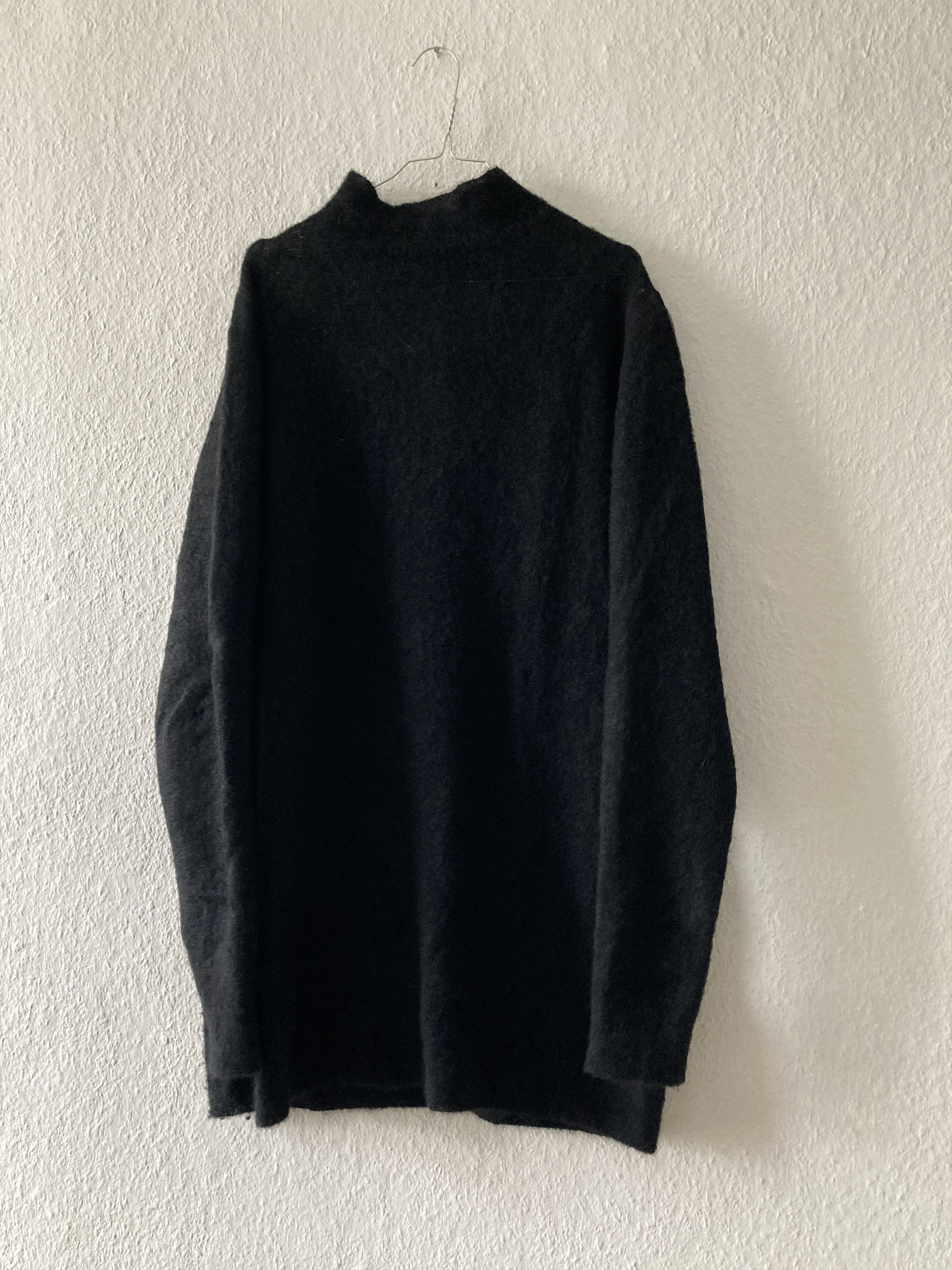 F/W 15 "SPHINX" Black Runway Mohair Turtleneck Rick Owens