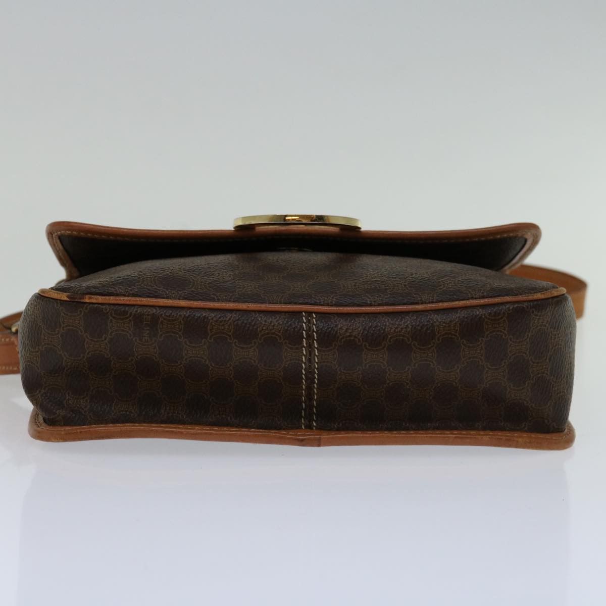 Celine CELINE Macadam Canvas Shoulder Bag Pvc Brown Size ONE SIZE - 9 Thumbnail