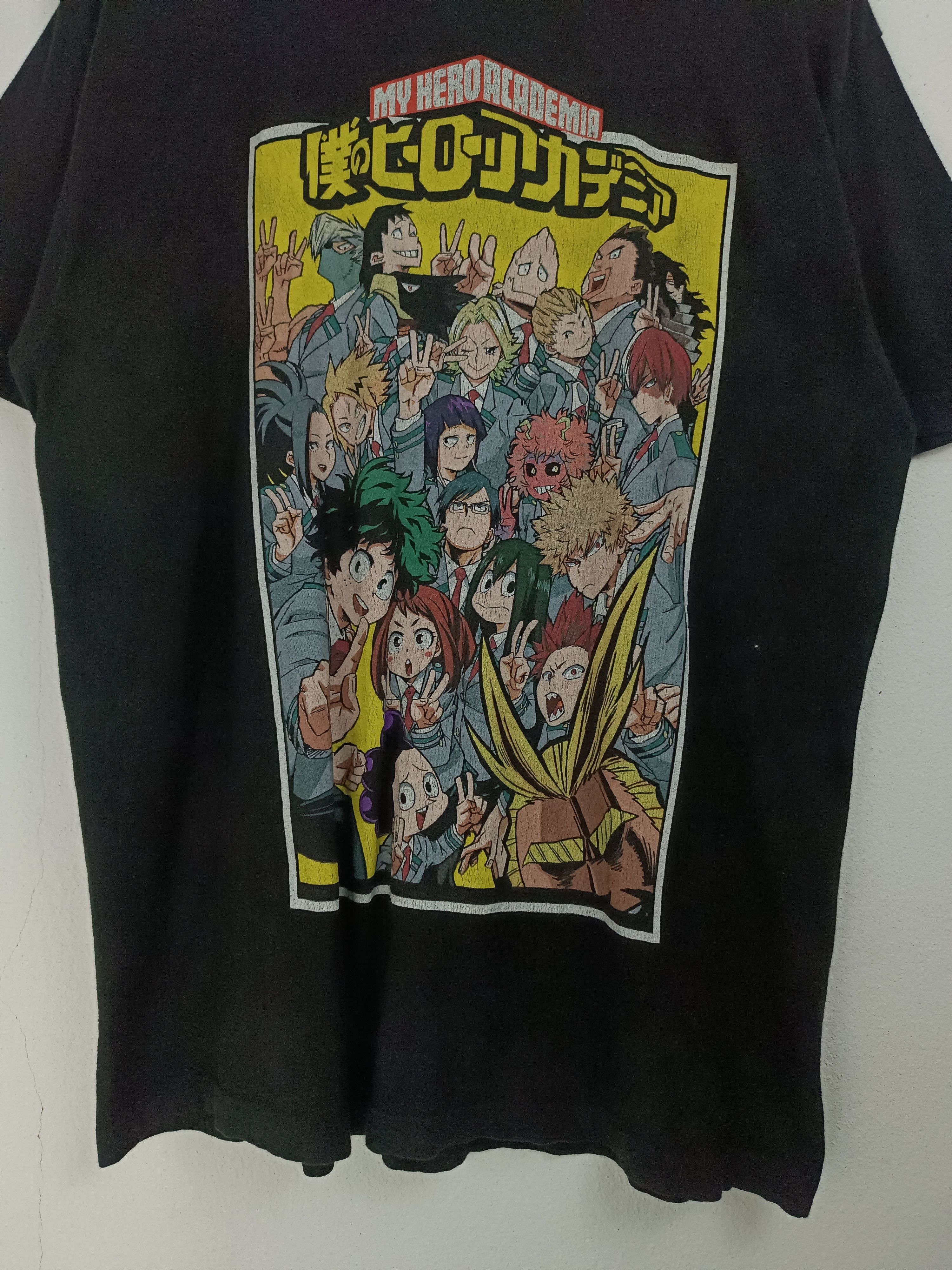 Anime VINTAGE MY HERO ACADEMIA FULL LINEUP HERO TEE bleach naruto Size US L / EU 52-54 / 3 - 8 Thumbnail