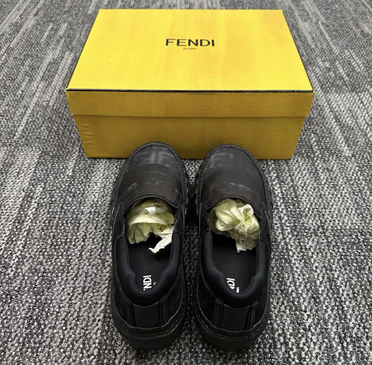 Fendi Fendi Force FF Monogram Slip-On Casual Shoes J41 Size US 7 / EU 40 - 3 Thumbnail