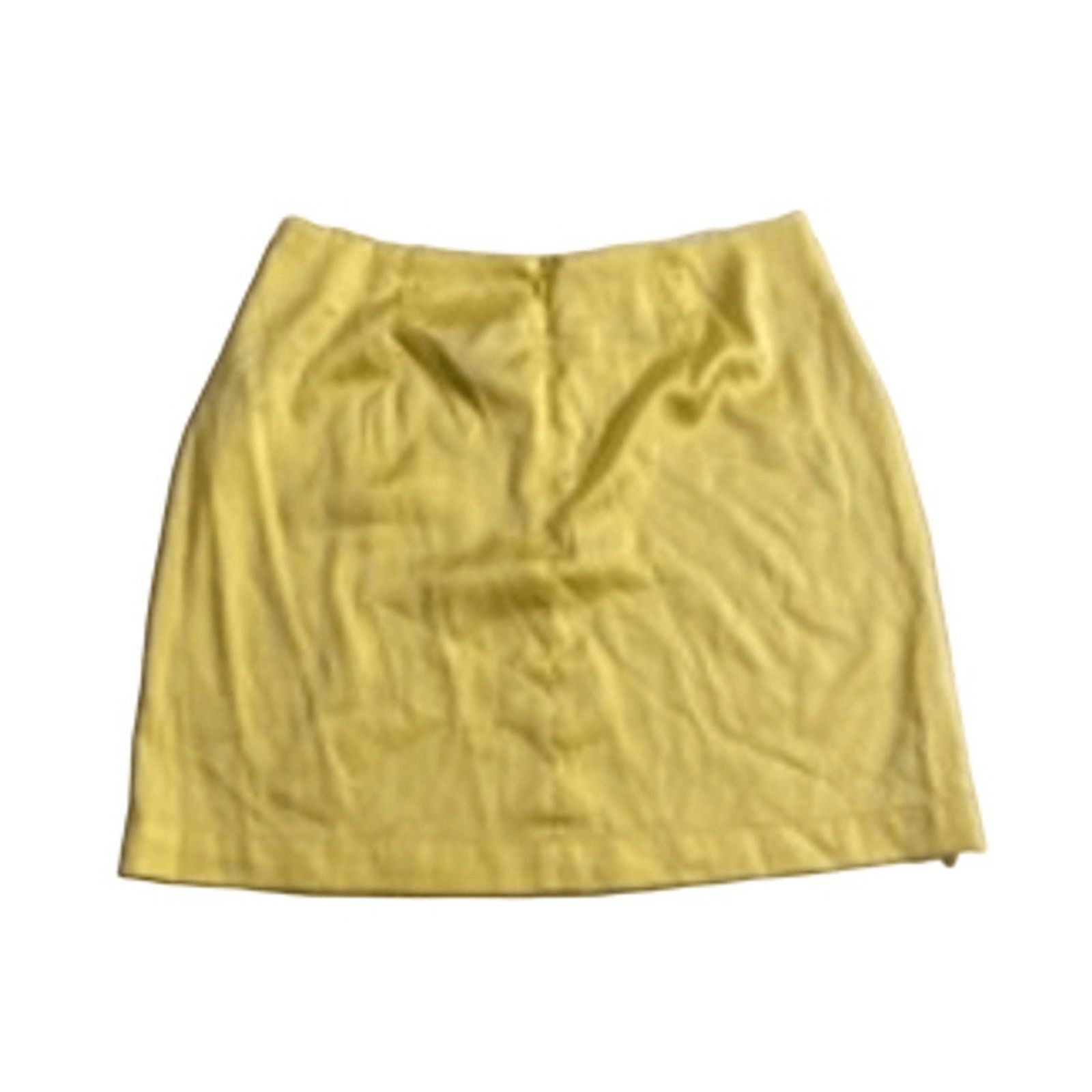 Forever 21 Forever 21 Yellow Satin Mini Skirt Y2K Going Out XS Size 24" / US 00 / IT 34 - 5 Thumbnail