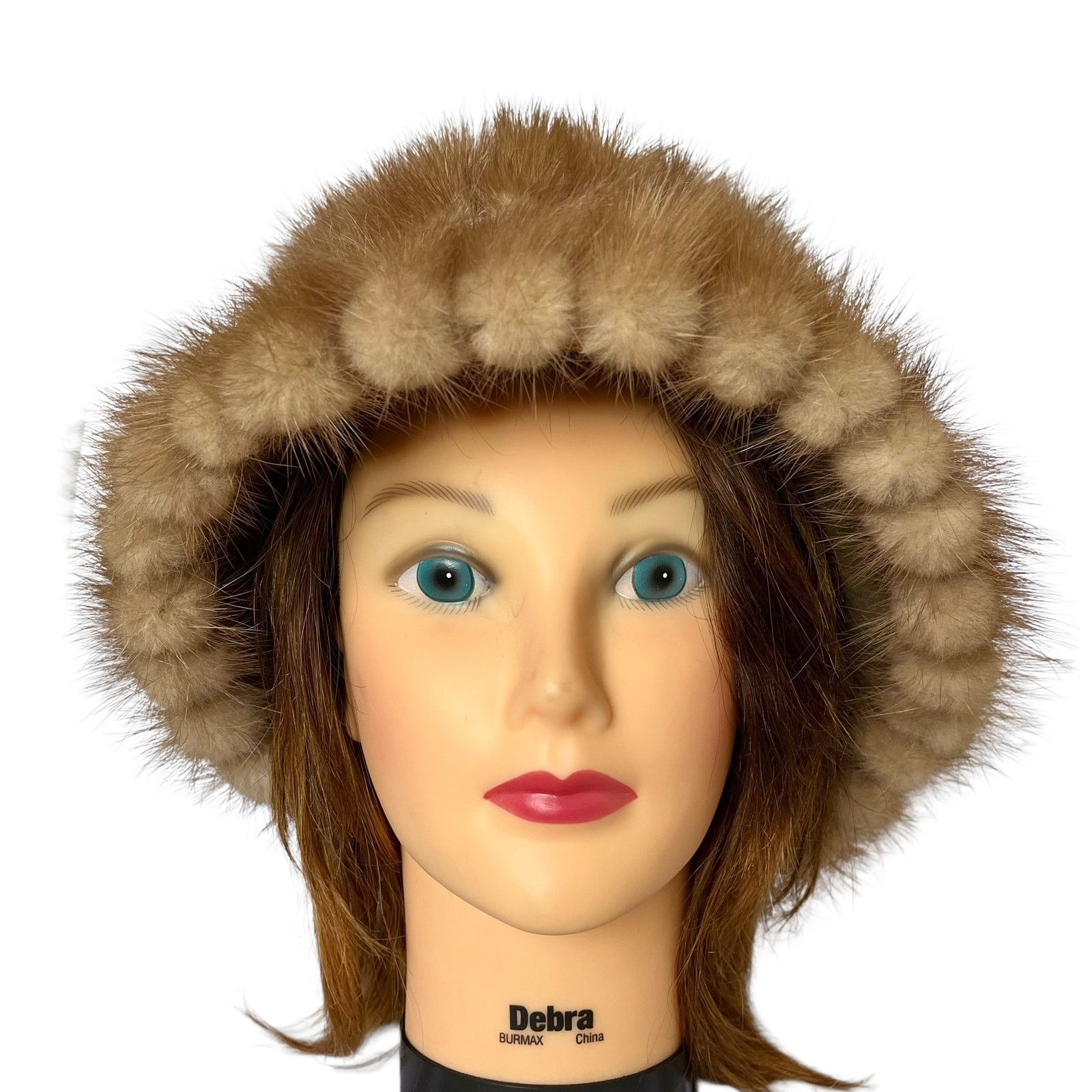 Vintage Vintage Pastel Mink Fur Silk Band Mr Sheldon Bucket Hat Size ONE SIZE - 6 Thumbnail