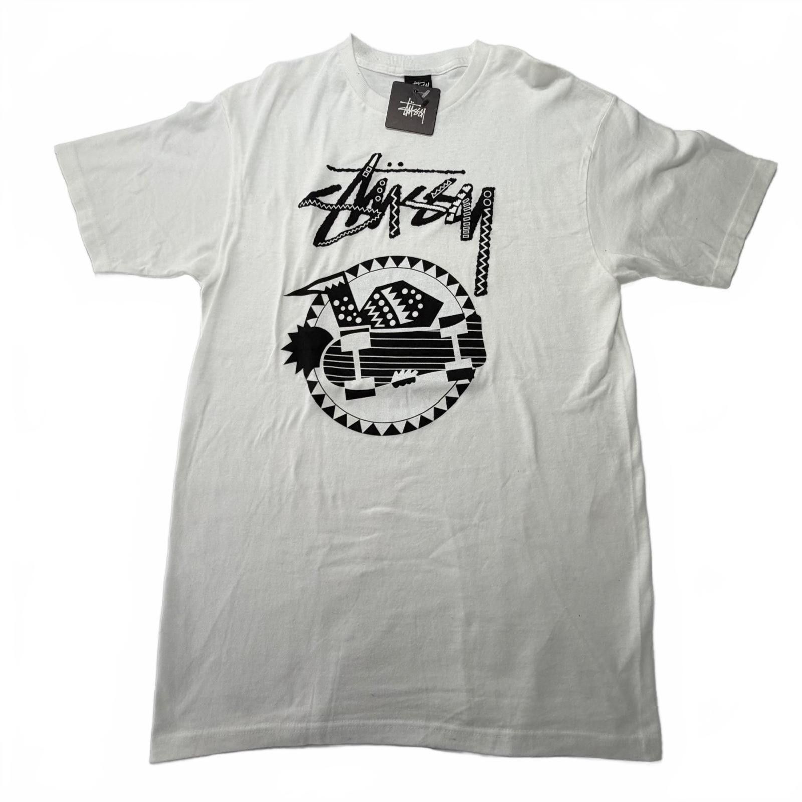 Stussy Have A Good Vibe Tee White Medium, Men's