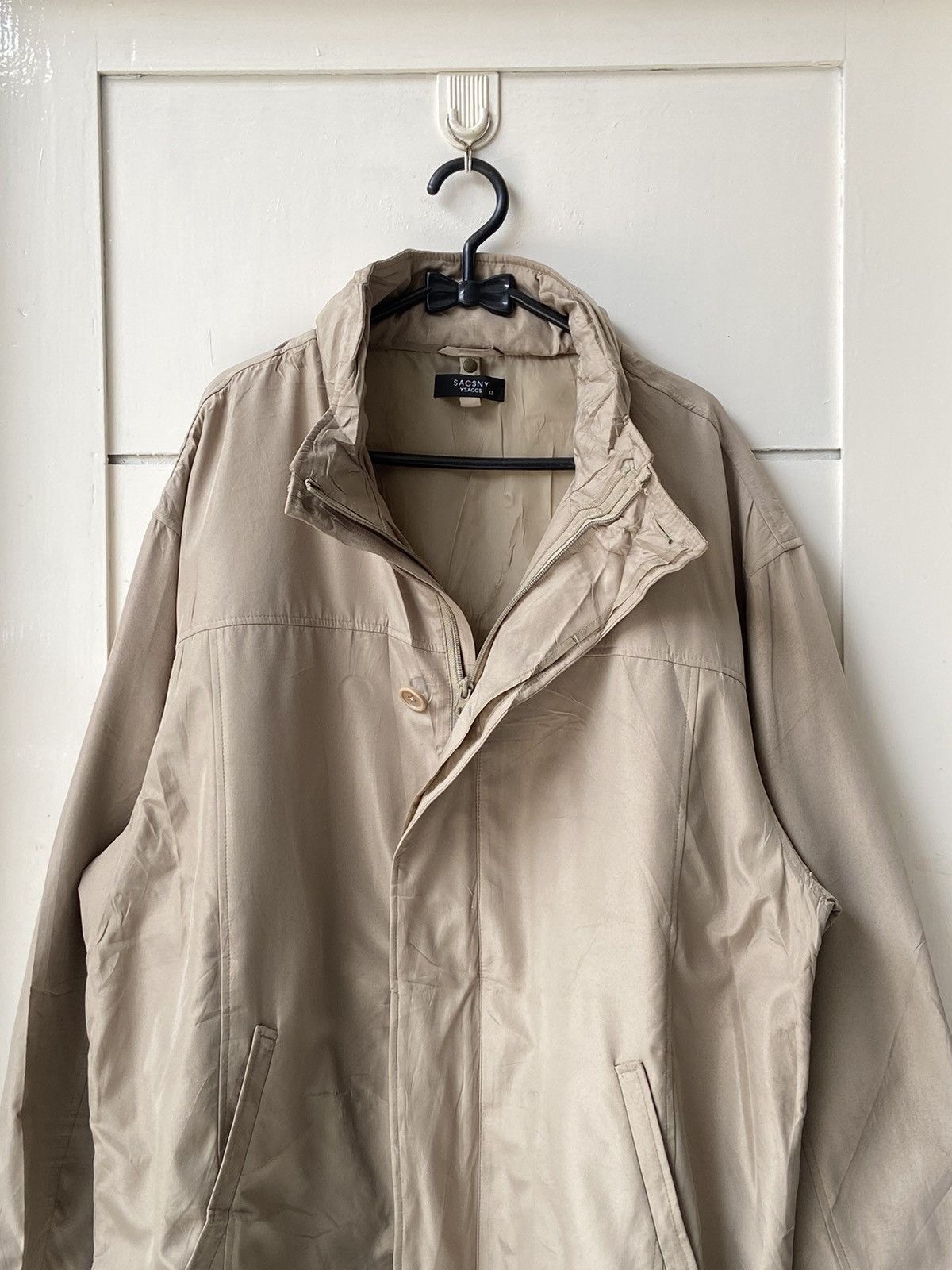Designer × Japanese Brand × Yohji Yamamoto SACSNY Y’SACCS Beige Zip Jacket Size US L / EU 52-54 / 3 - 15 Thumbnail