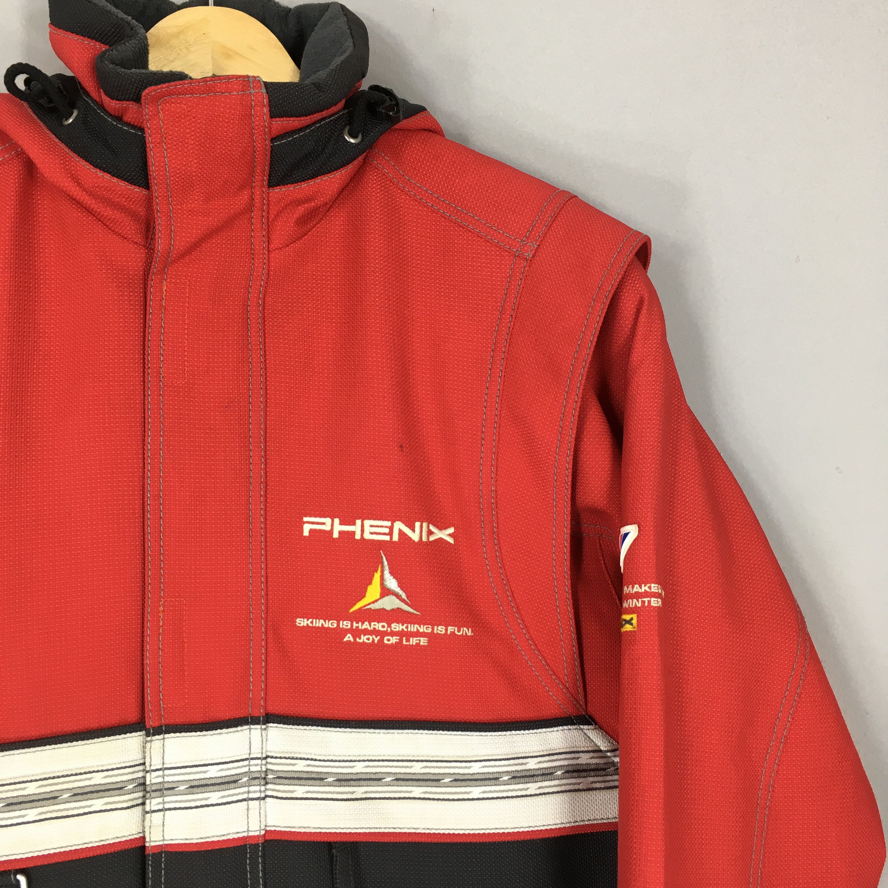 Japanese Brand × Sports Specialties Vintage Phenix Japan Winter Skiing Bomber Jacket Medium Size US M / EU 48-50 / 2 - 2 Thumbnail