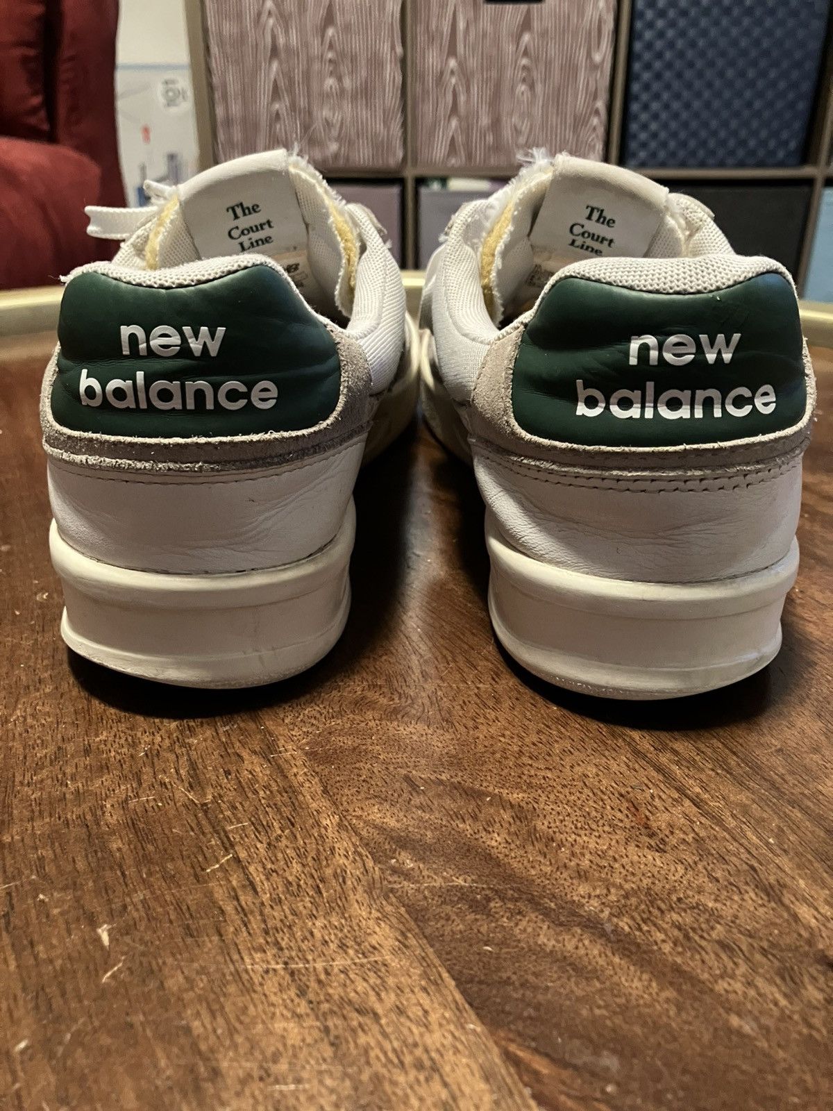 New Balance New Balance Mens CT300W3 Sneaker White/Green Size 9.5 Men’s Size US 9.5 / EU 42-43 - 4 Thumbnail