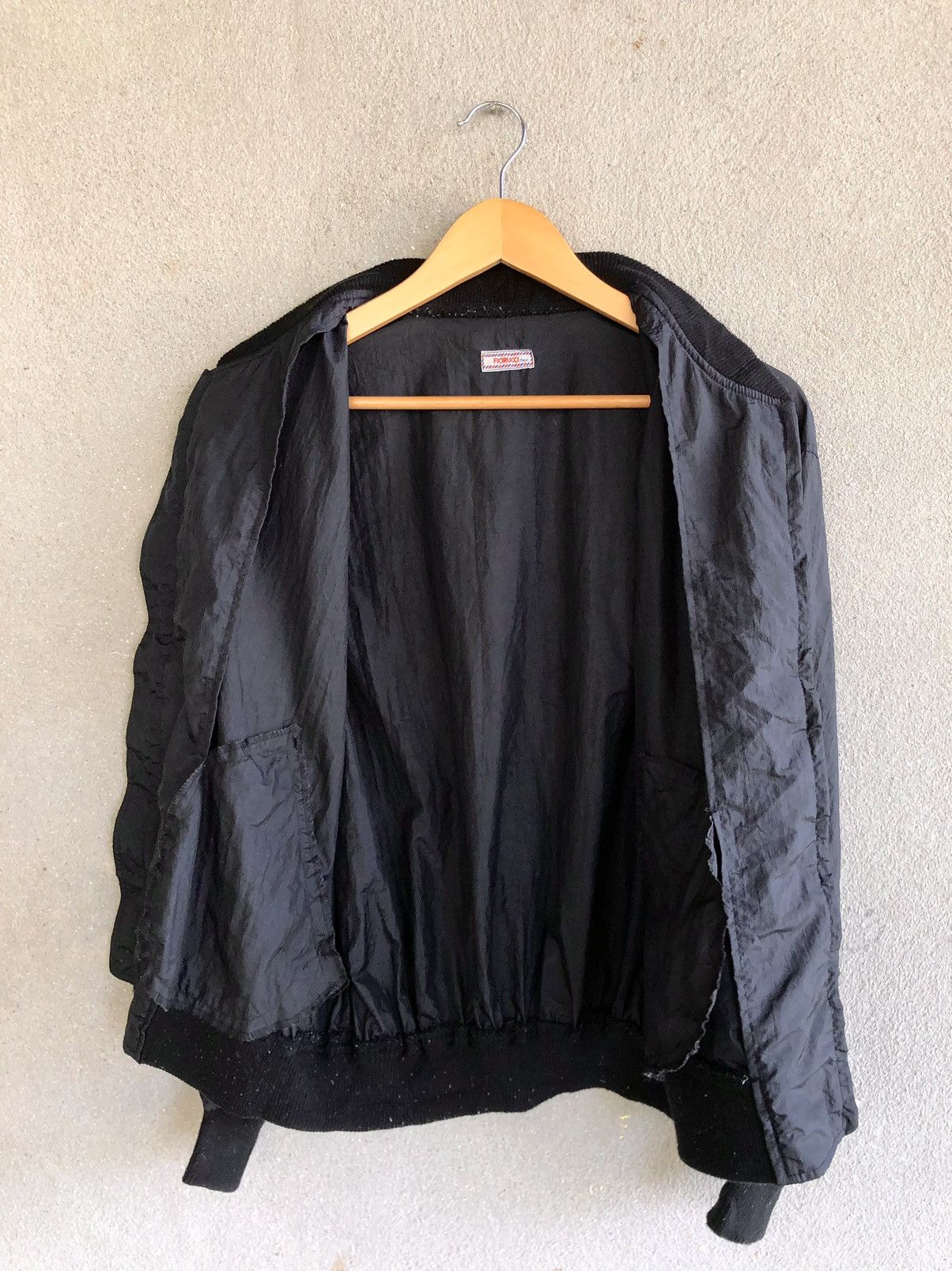 Fiorucci Vintage Fiorucci Italy spell out nylon bomber jacket Size US M / EU 48-50 / 2 - 3 Thumbnail