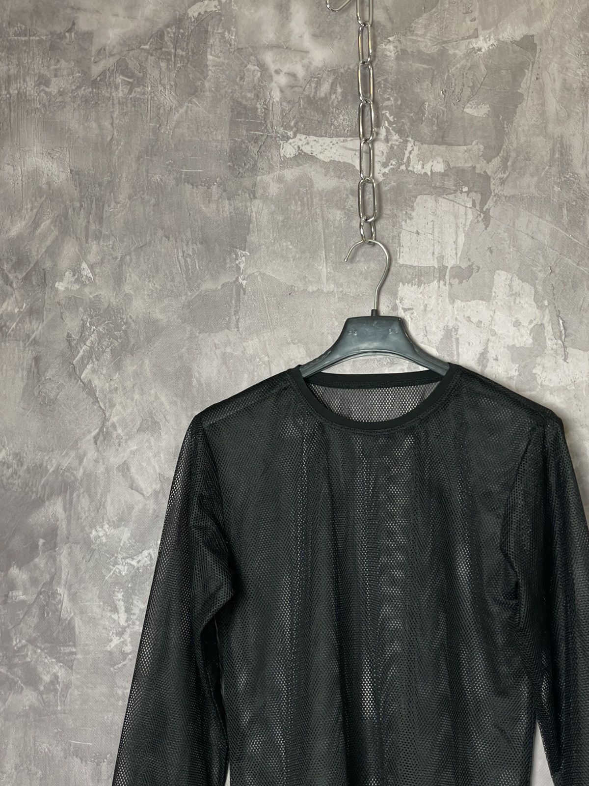 Hysteric Glamour × If Six Was Nine × Le Grande Bleu (L.G.B.) vintage y2k Fang Tribal Goth Mesh Sheer Long-Sleeve womens m Size M / US 6-8 / IT 42-44 - 2 Thumbnail