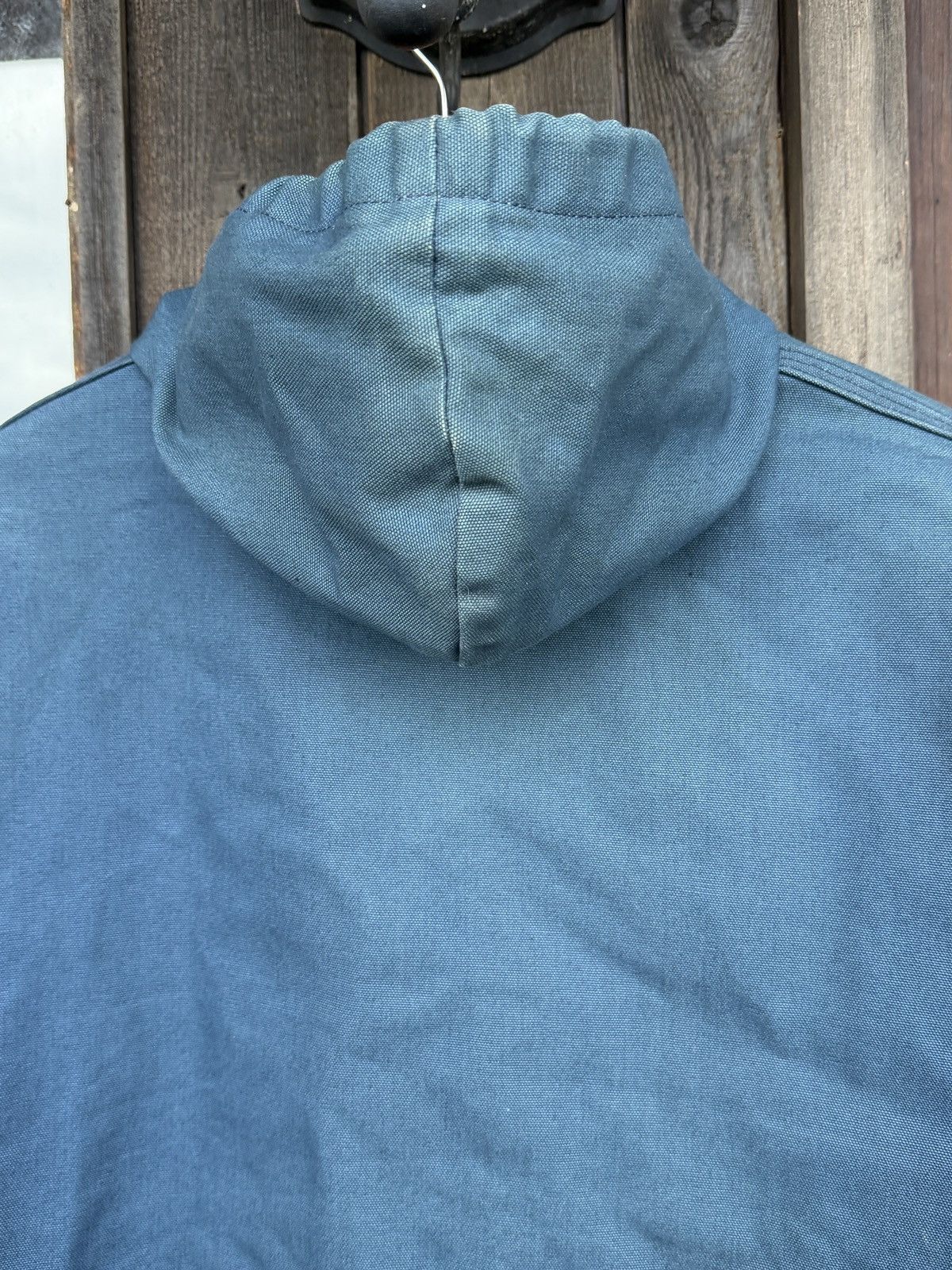Carhartt Faded Distressed Blue Vintage Carhartt Jacket J03 NVY BLU Size US XL / EU 56 / 4 - 8 Thumbnail