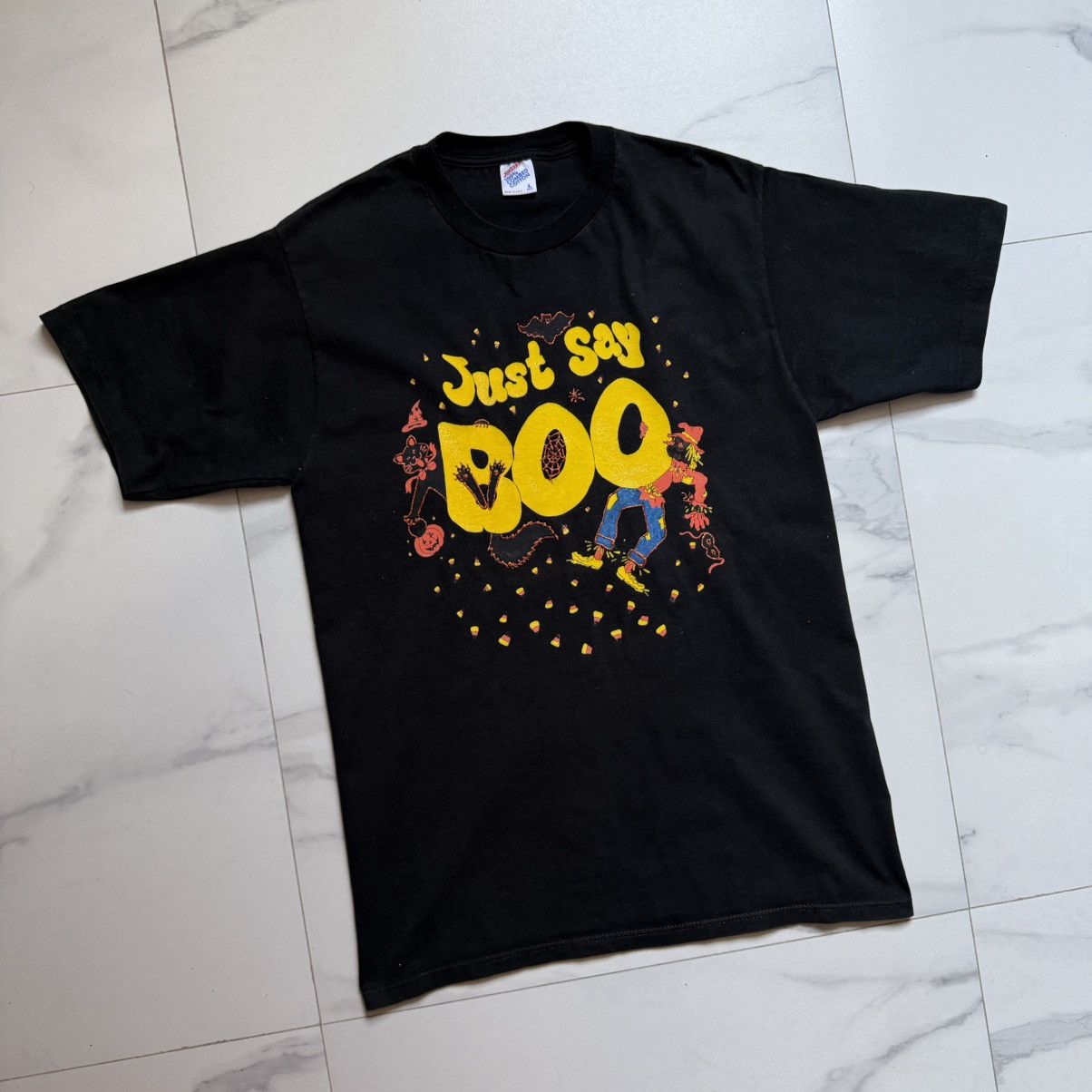 Russell Athletic Vintage Just Say Boo Graphic Tee Size US M / EU 48-50 / 2 - 3 Thumbnail