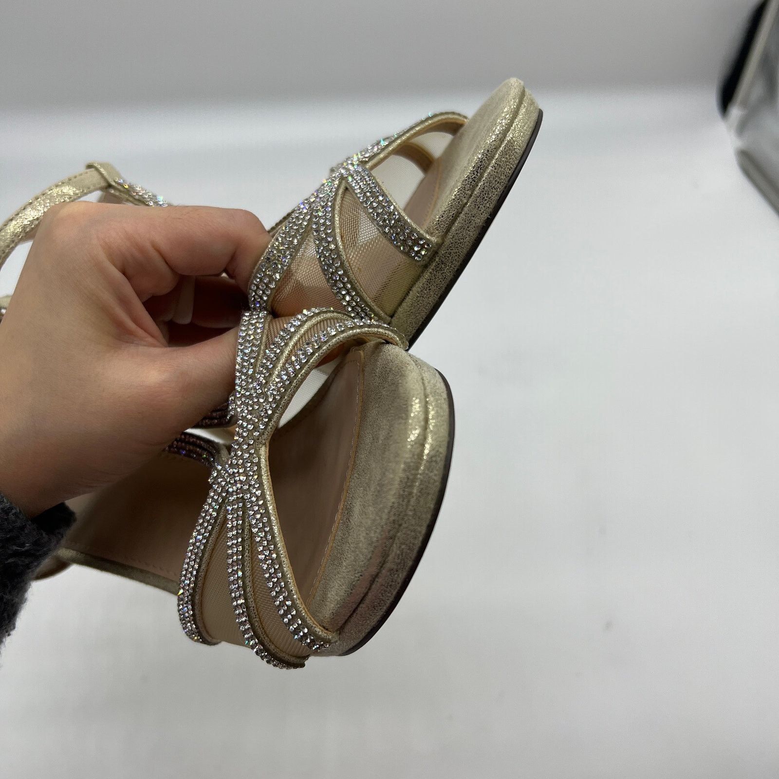 Other I.Miller Womens Ramona Heeled Sandals Gold Size 10M Size US 10 / IT 40 - 9 Thumbnail
