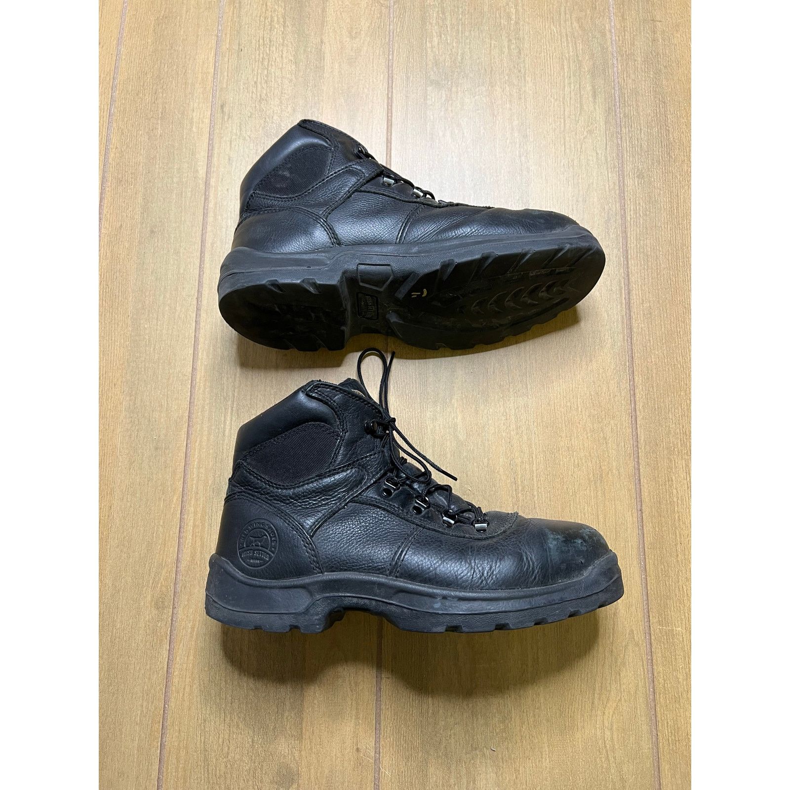 Vintage Irish Setter Men's Work Boots Size US 11 D Black Safety Toe Size US 11 / EU 44 - 5 Thumbnail