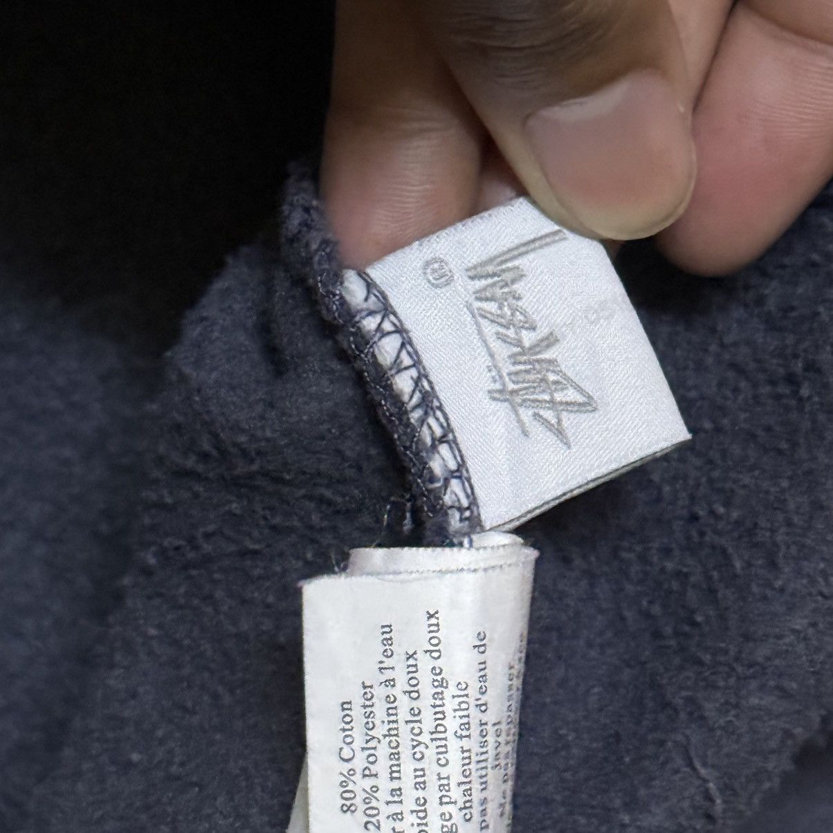 Stussy Stussy Hoodie Big Logo Sun Faded Size US XL / EU 56 / 4 - 10 Thumbnail
