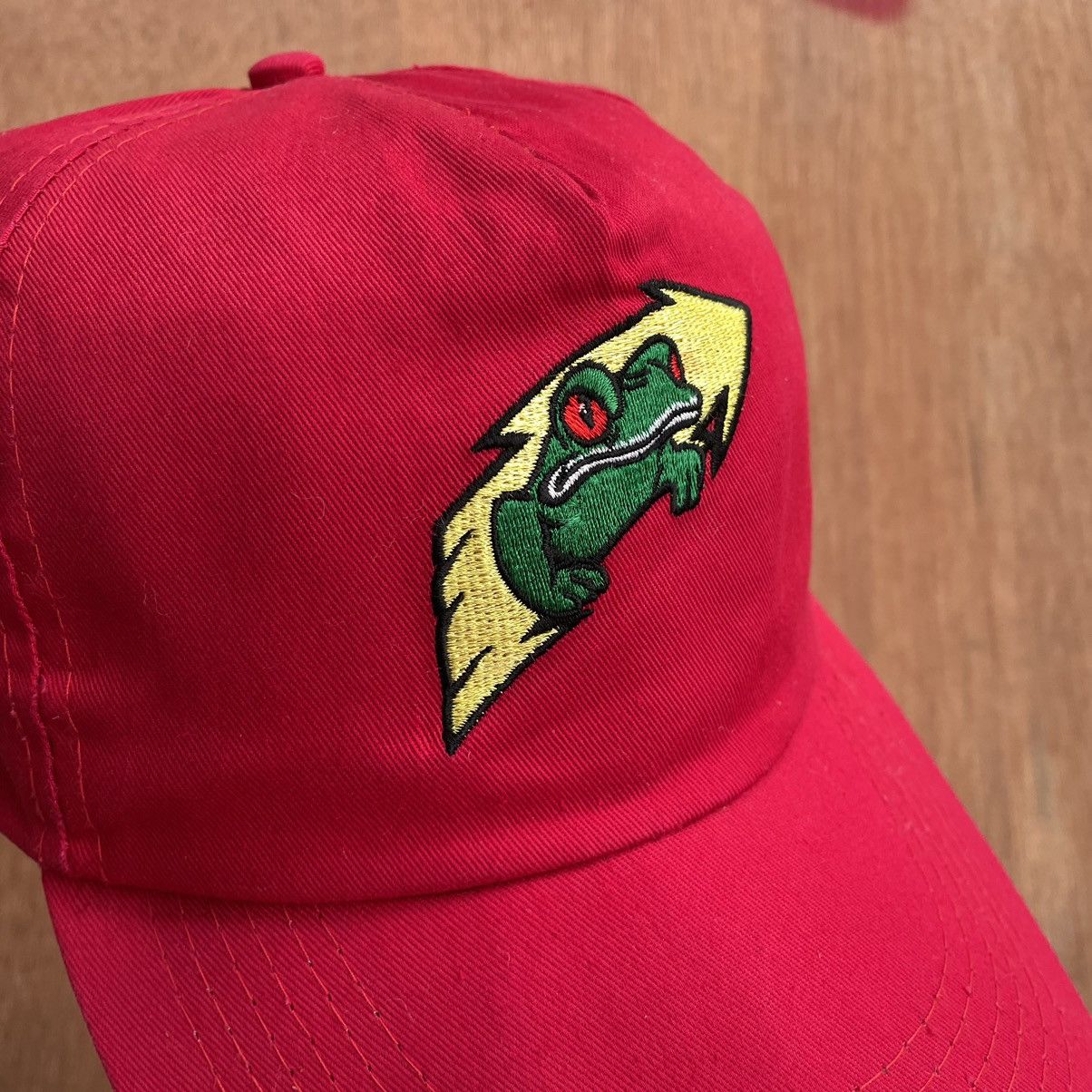 00s Frog red dad hat