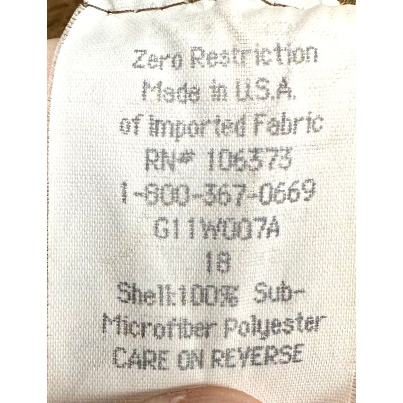 Vintage Zero Restriction Jacket Women Medium Micro Suede Brown Golf Quarter Zip USA Made Size M / US 6-8 / IT 42-44 - 7 Thumbnail