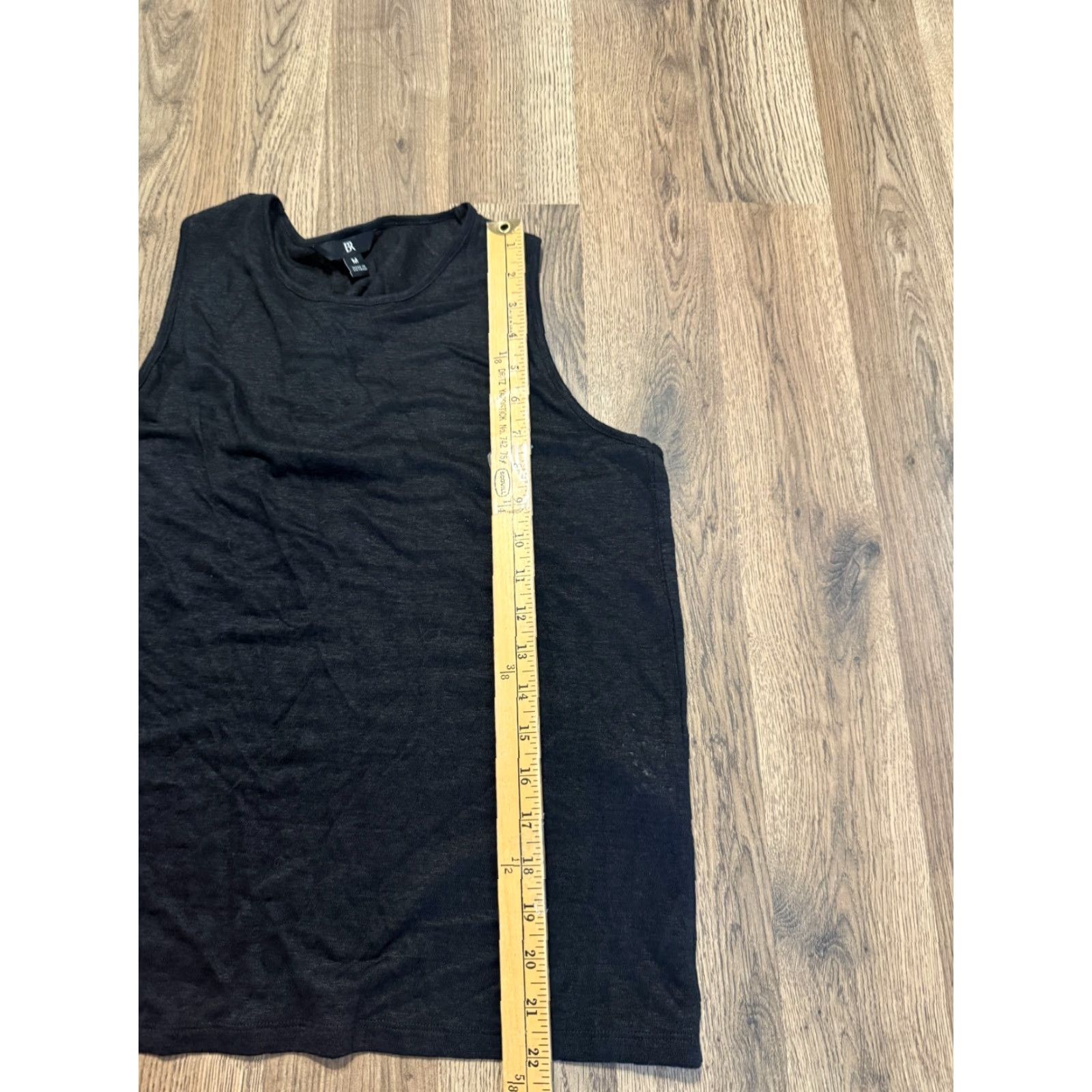 Vintage BR Tank Top Women's Medium Black Sleeveless Shirt Pullover Round Neck Casual Modern Basic Size M / US 6-8 / IT 42-44 - 7 Thumbnail