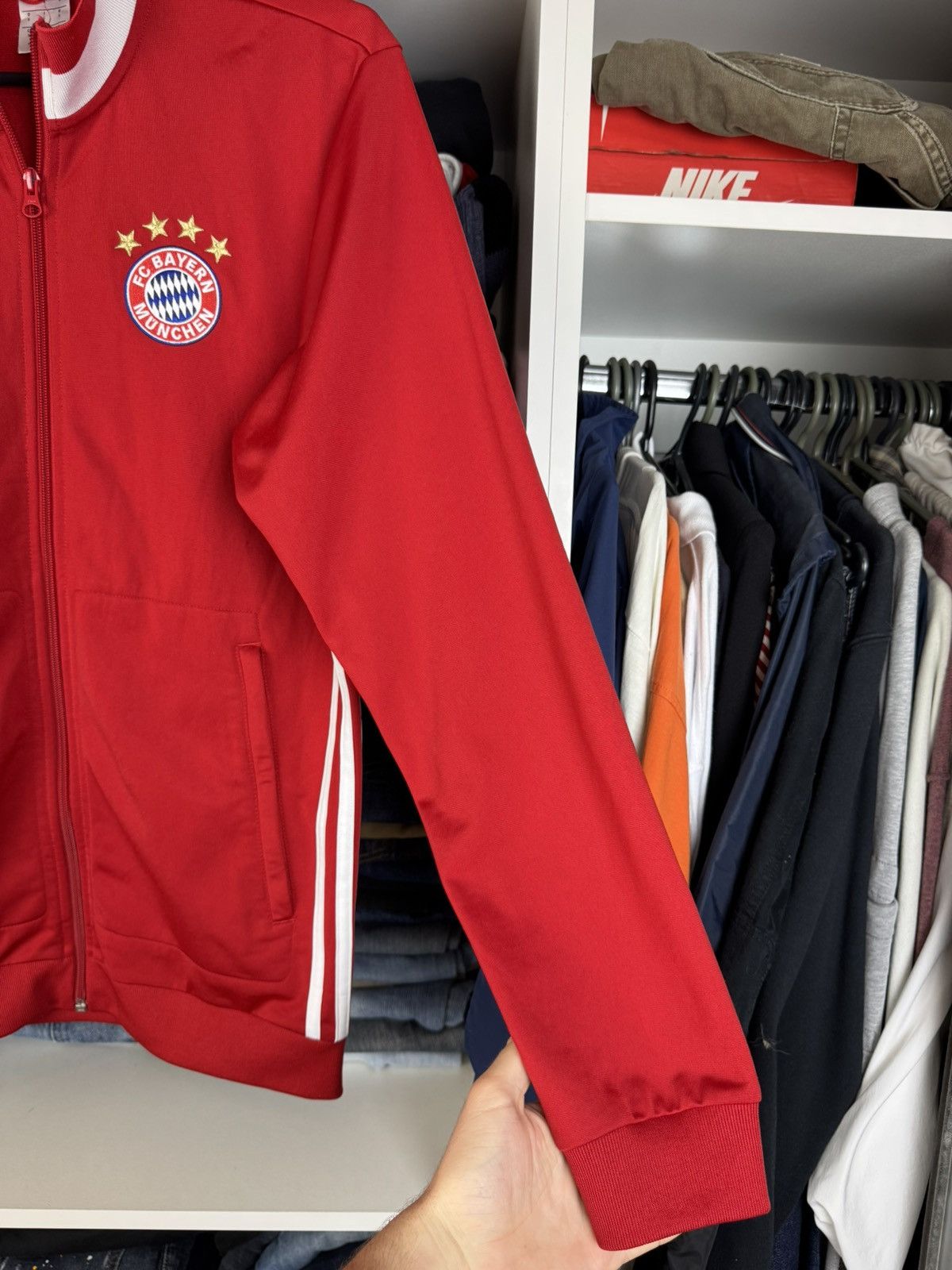 Other 2016 2017 Adidas Bayern Munich Track Jacket Size US S / EU 44-46 / 1 - 11 Thumbnail