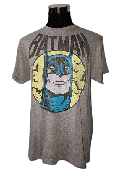 DC Comics RARE BATMAN OVERPRINT MOVIE SUPERHERO LARGE T-SHIRT Size US L / EU 52-54 / 3 - 1 Thumbnail