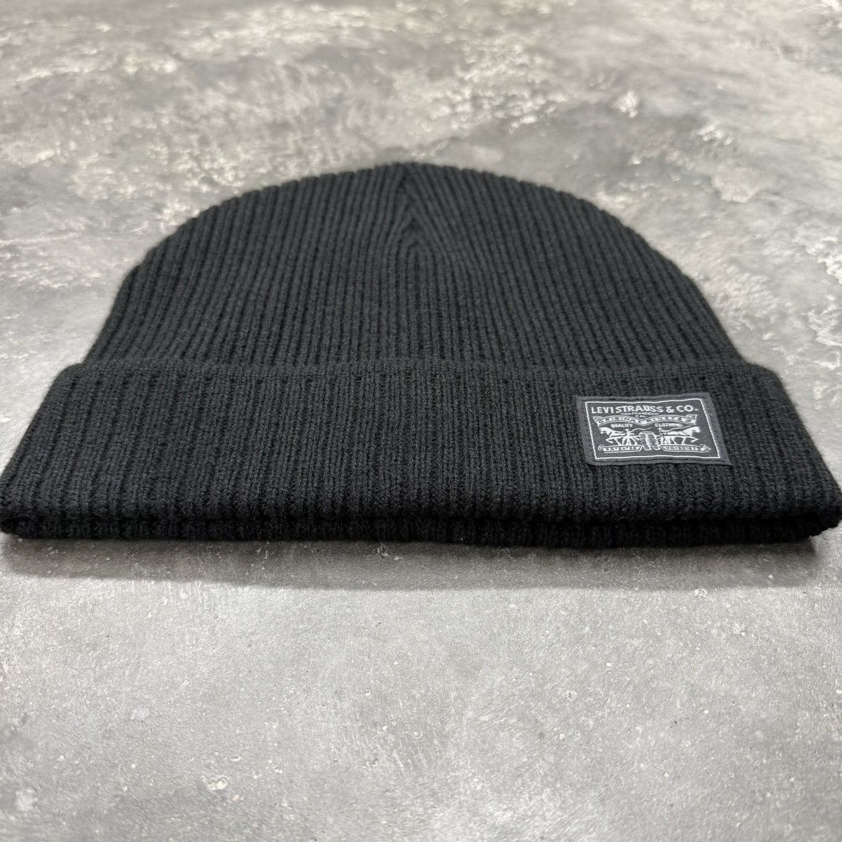 Levi's Levi’s Fleece Lined Knit Beanie Black One Size Size ONE SIZE - 3 Thumbnail
