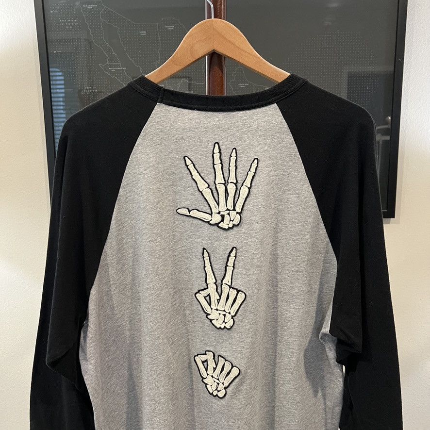 Our Legacy Our Legacy - Mix Raglan 3/4 Slv (#M2226ML) Sz 50 - Gry, Blk Size US M / EU 48-50 / 2 - 6 Thumbnail