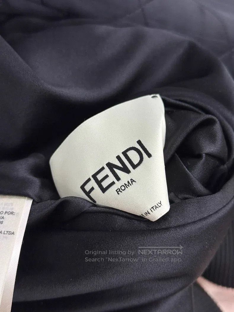 Fendi Fendi Black Silk Pink Two-Sided Wear Jacket Size XS / US 0-2 / IT 36-38 - 7 Thumbnail