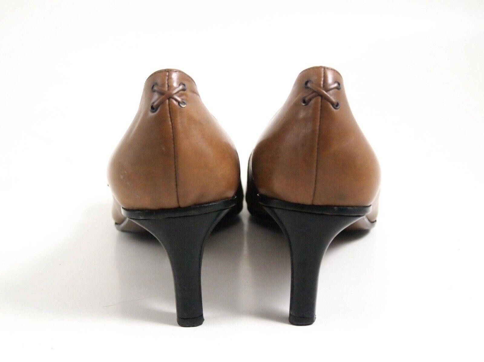 Gucci Gucci Mid Heel Pumps Brown Leather Womens US 10 C EU 40 Size US 10 / IT 40 - 5 Thumbnail